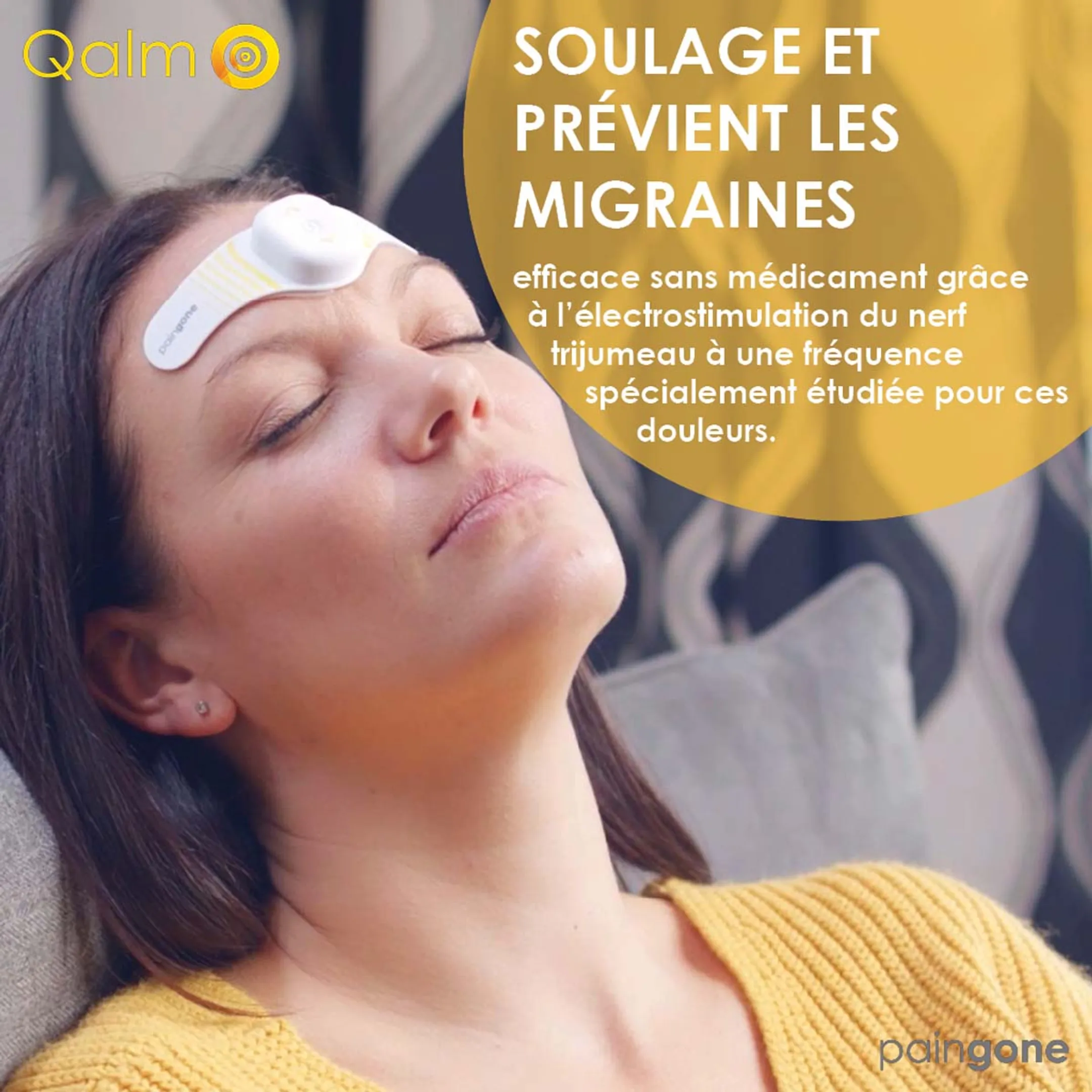 Paingone Paingone Qalm- prévient et soulage les migraines image