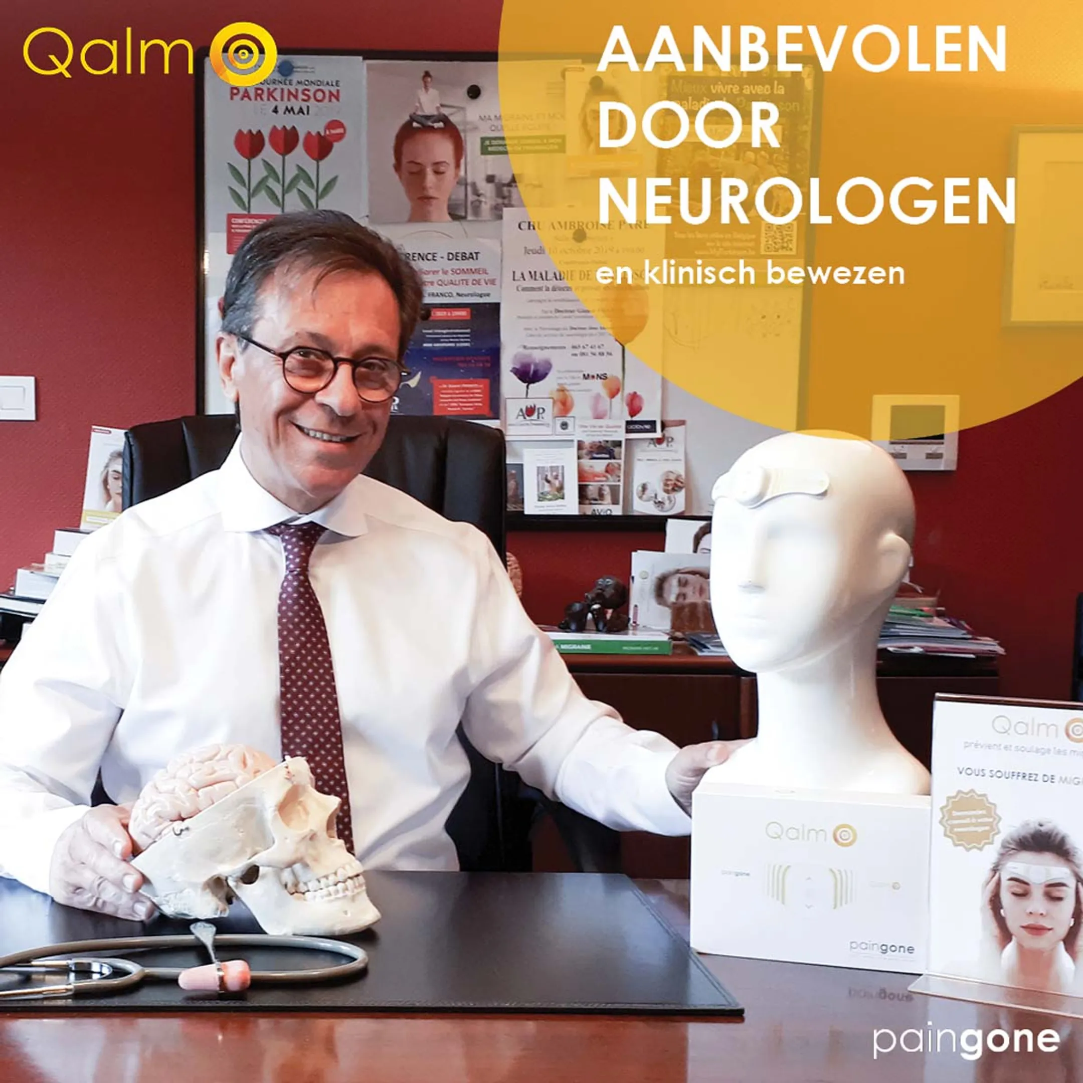 Paingone Paingone Qalm - voorkomt en verlicht migraine image