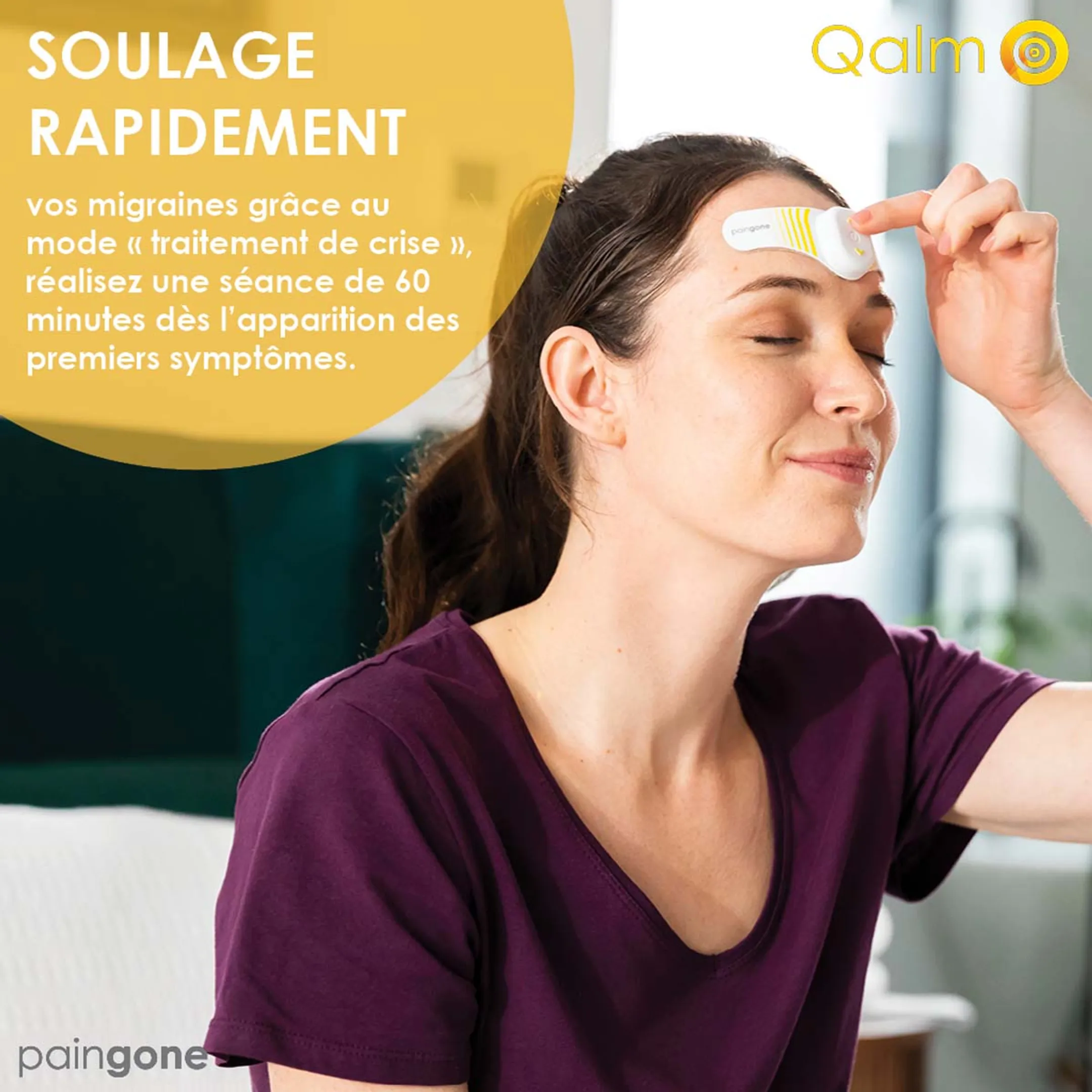 Paingone Paingone Qalm- prévient et soulage les migraines image