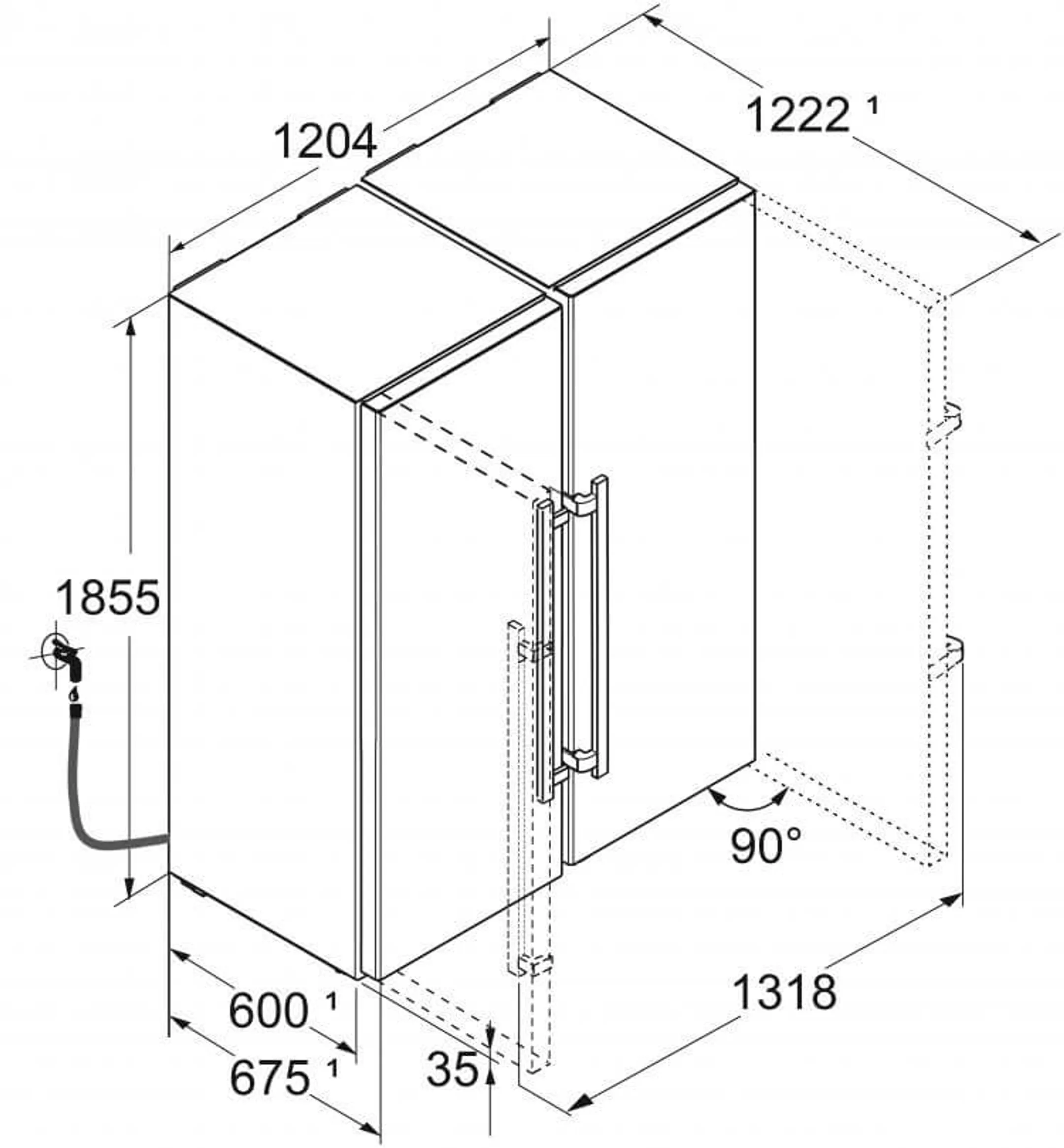 Liebherr Frigo américain XRFst 5295 Peak image