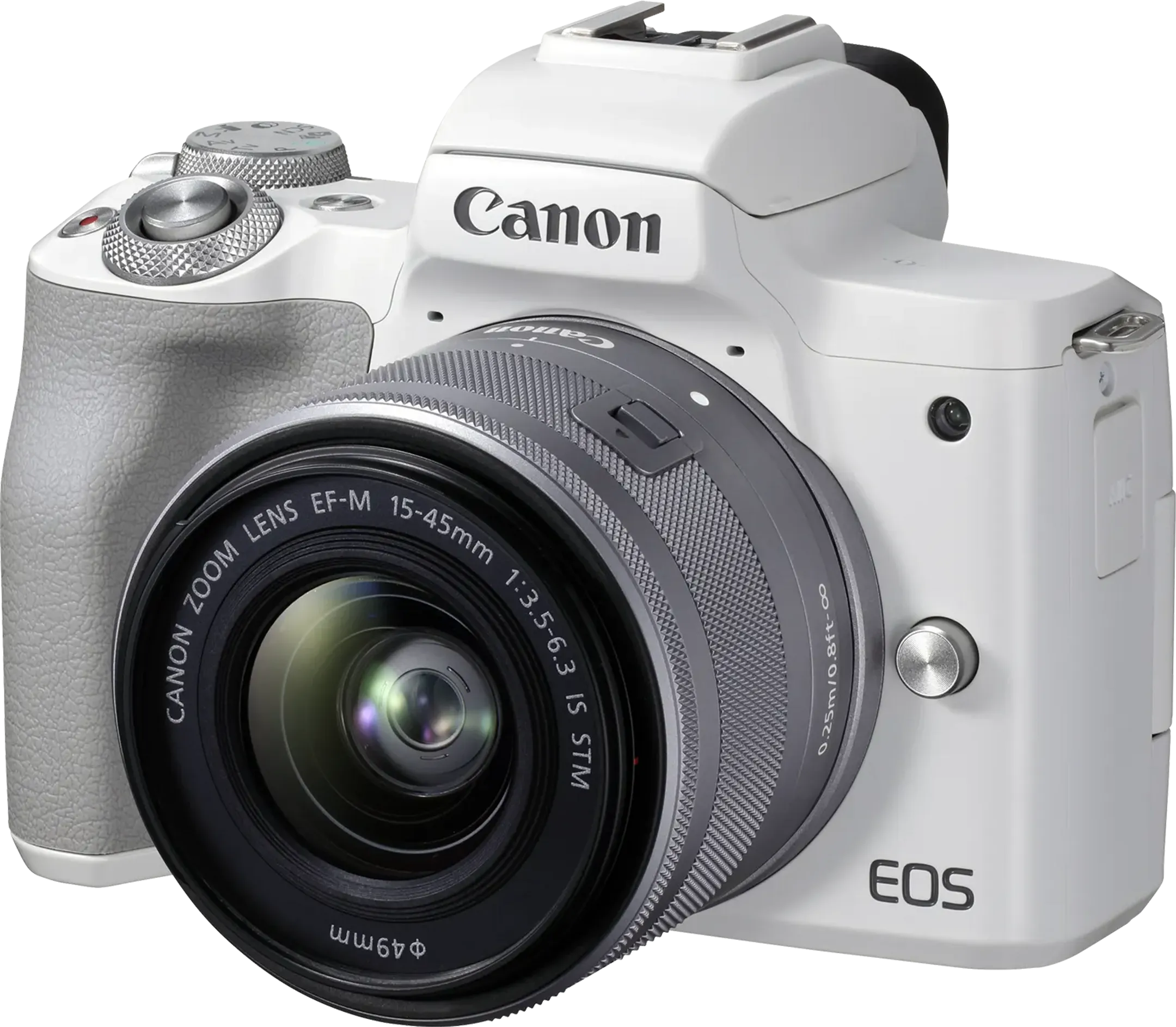 EOS M50 Mark II + EF-M 15-45 mm IS STM - Wit