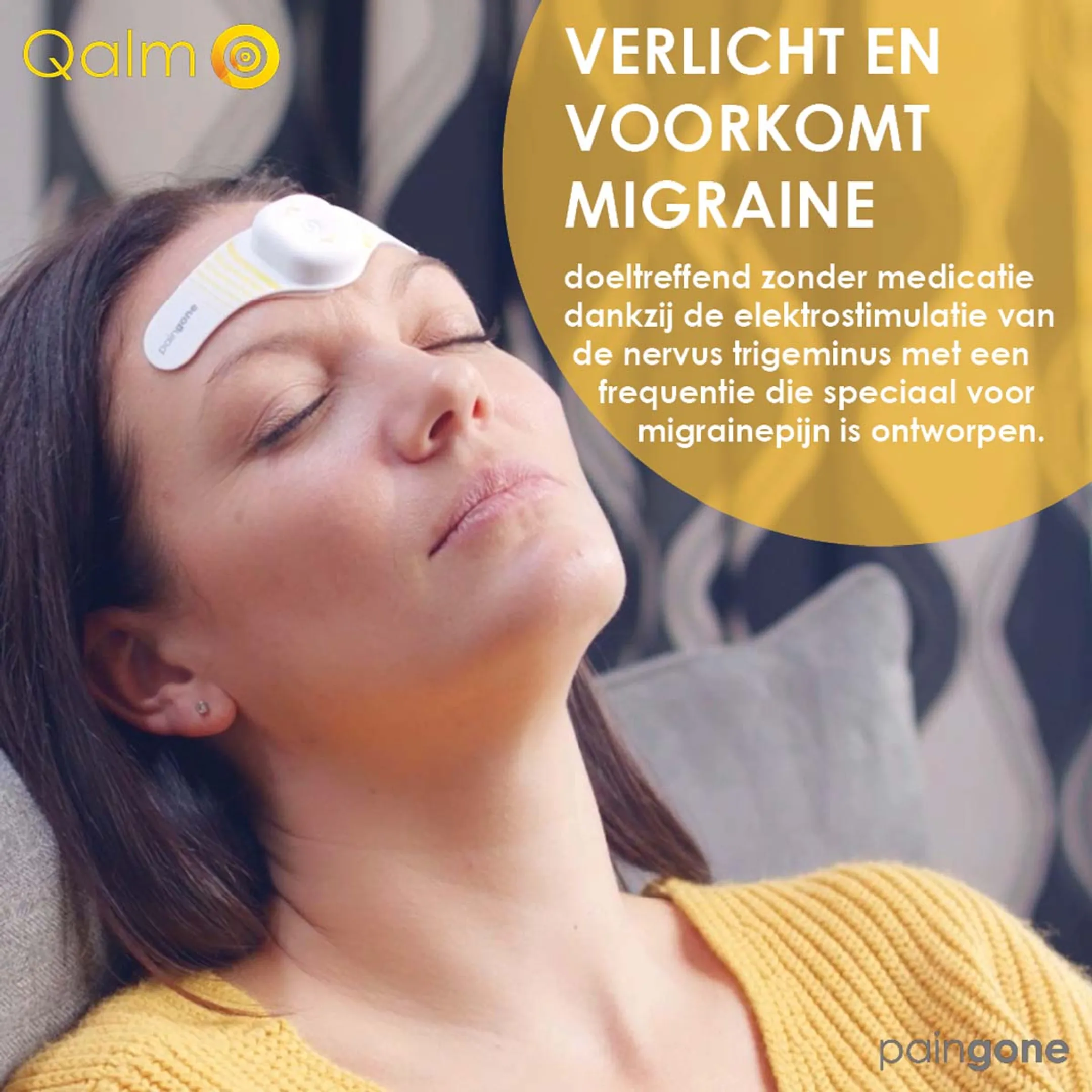 Paingone Paingone Qalm - voorkomt en verlicht migraine image