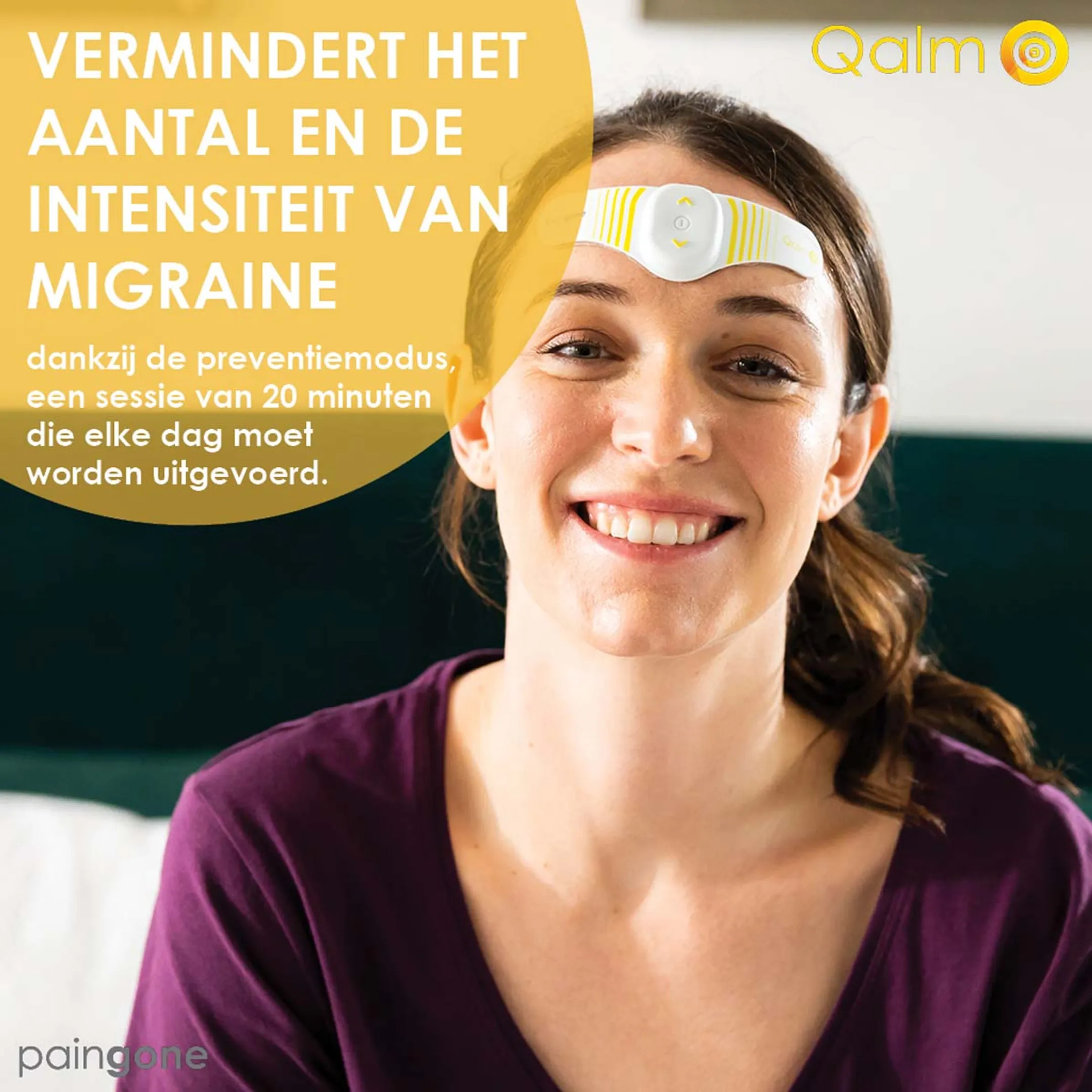 Paingone Paingone Qalm - voorkomt en verlicht migraine image