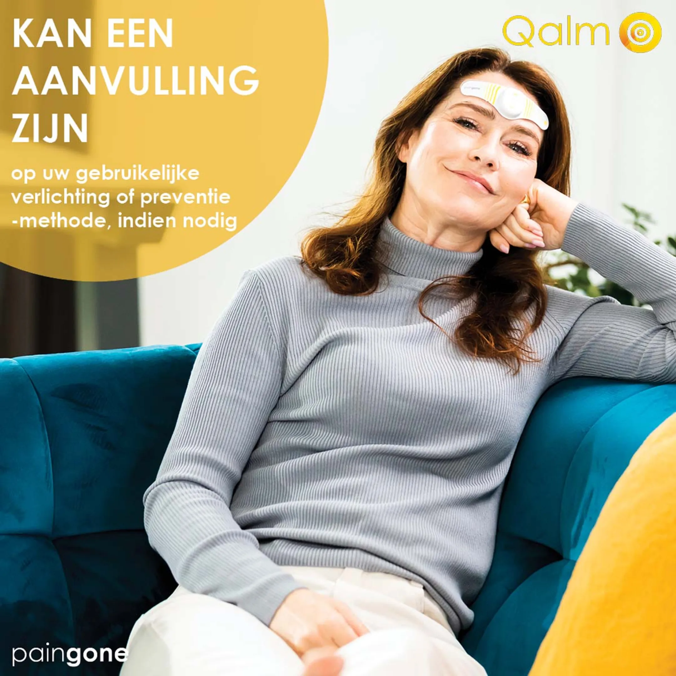 Paingone Paingone Qalm - voorkomt en verlicht migraine image