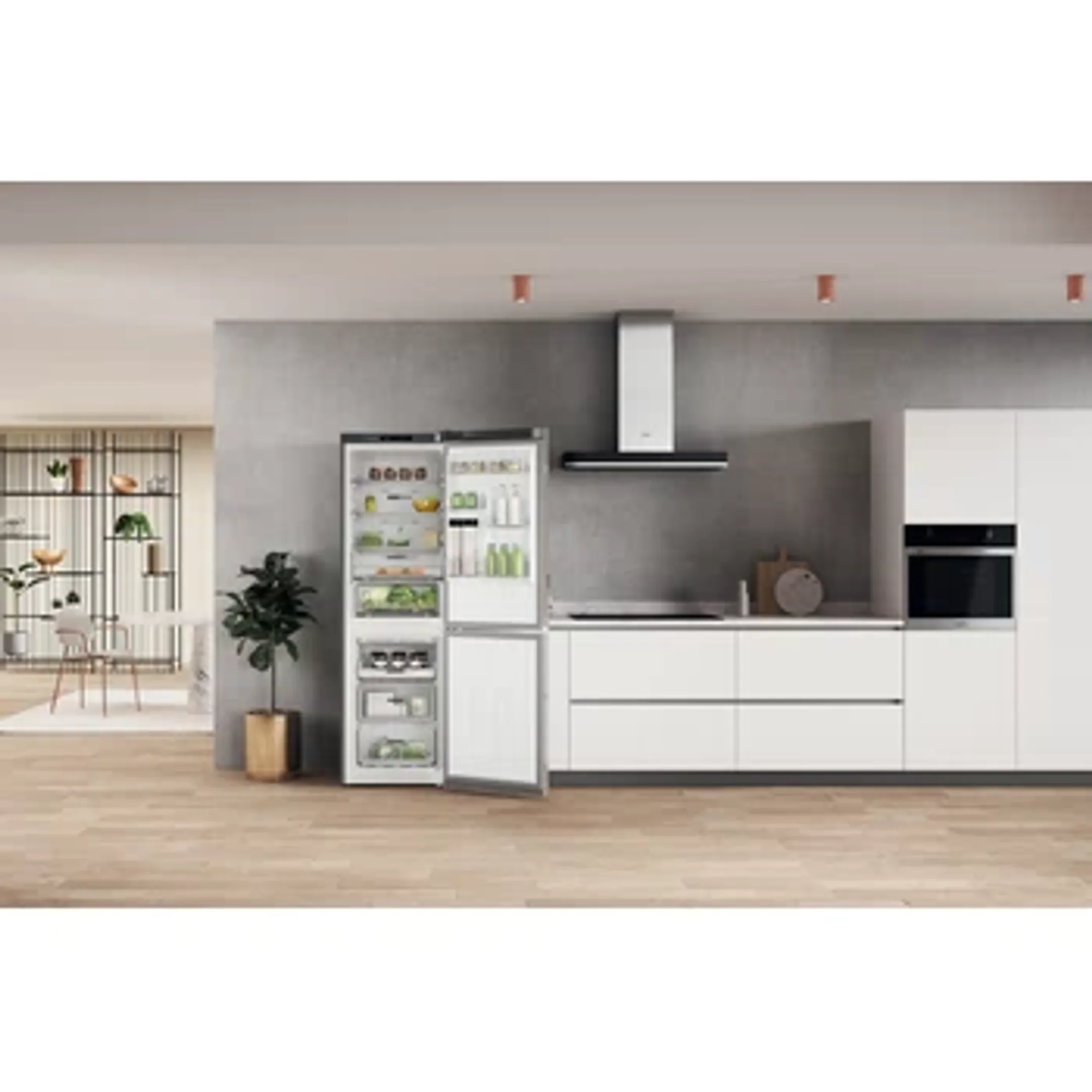 Whirlpool Koelkast met diepvries W7X 82I OX image