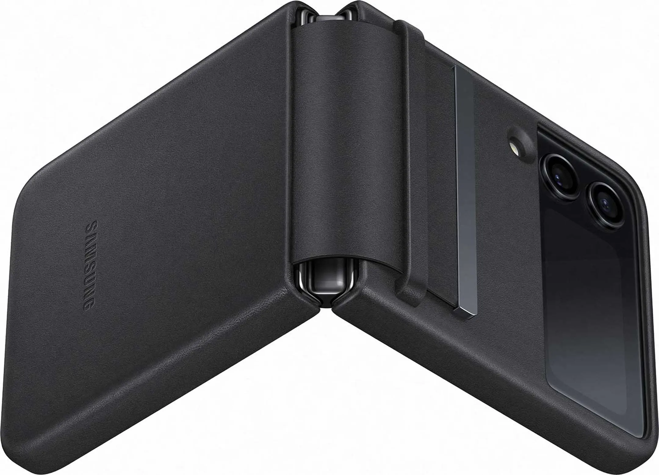Samsung Flap Leather Cover pour Galaxy Z Flip4 - Noir image