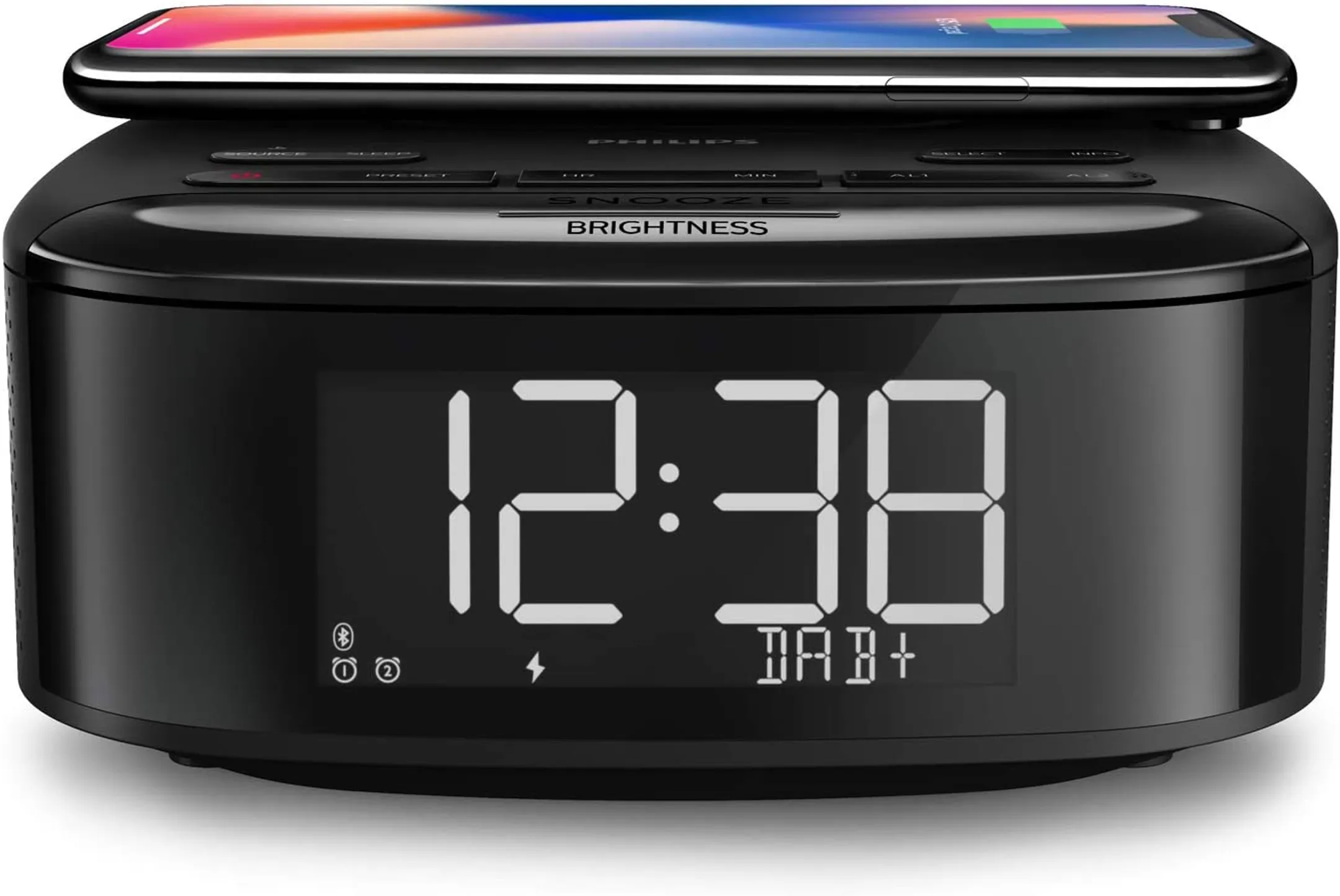 Philips Radio réveil avec soccle de recharge sans fil - TAR7705/10 image