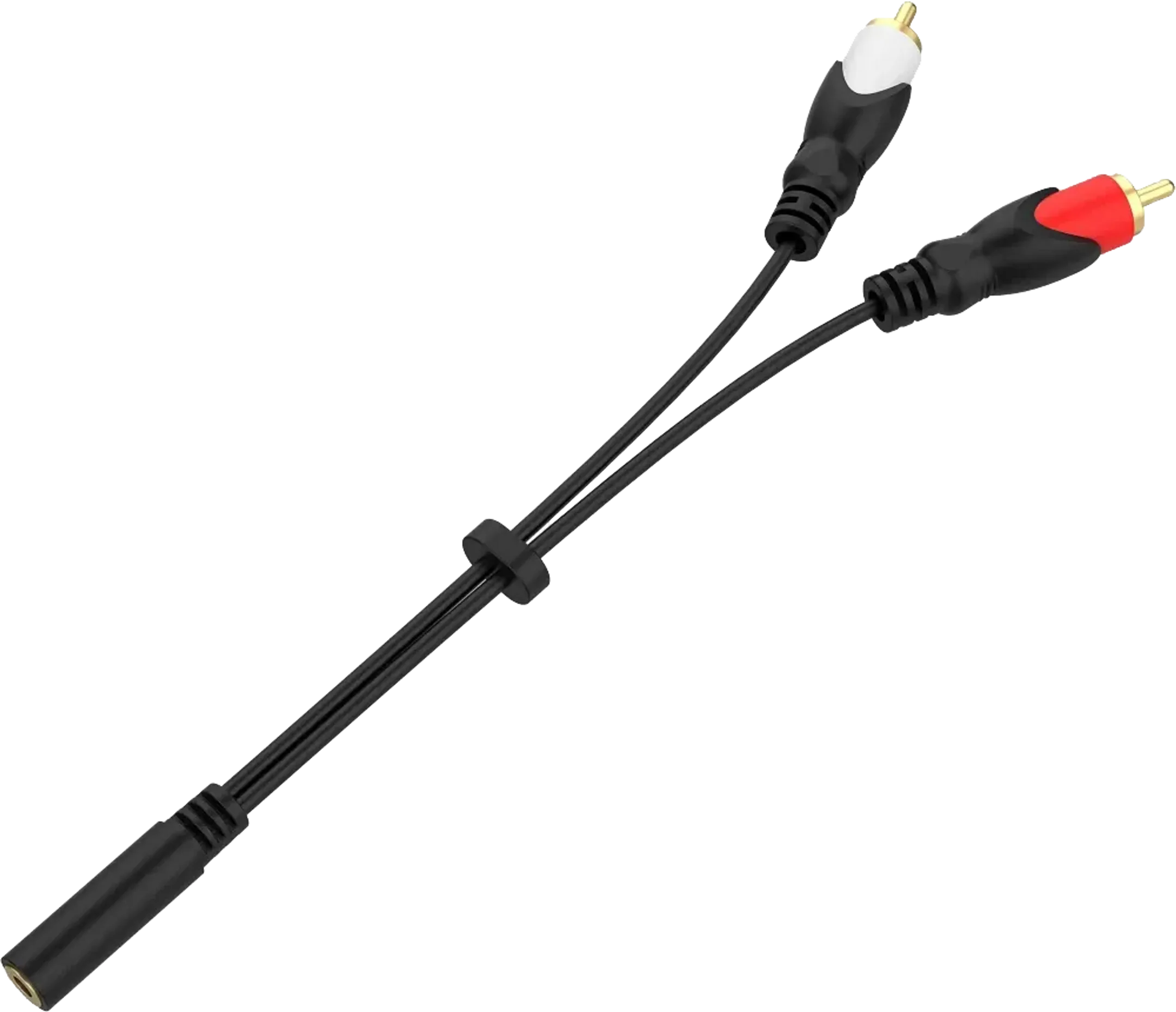 Adaptateur Jack 3,5mm (Female) vers 2x RCA (Male)