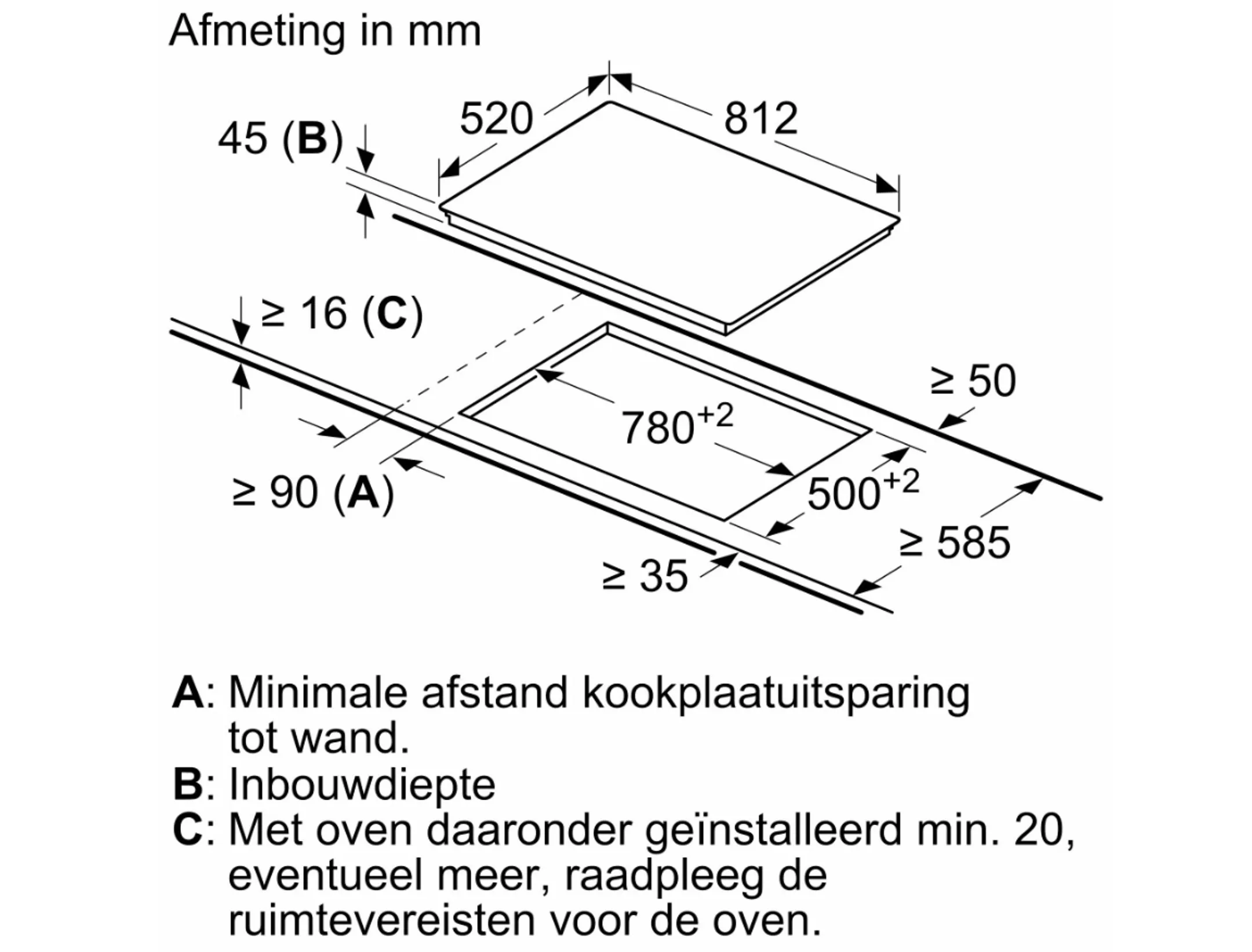 Siemens Vitrokeramisch kookplaat ET875FCP1D image