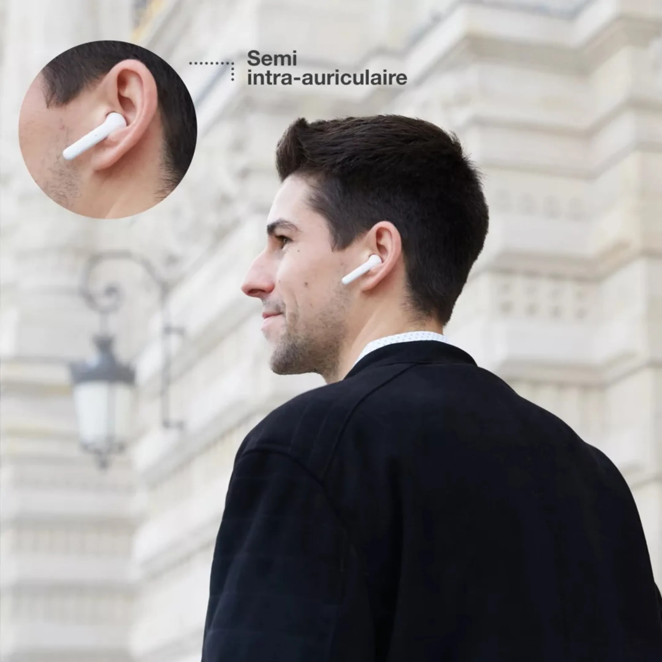 Essentiel-B Écouteurs sans fil EBTWS00 - Blanc image