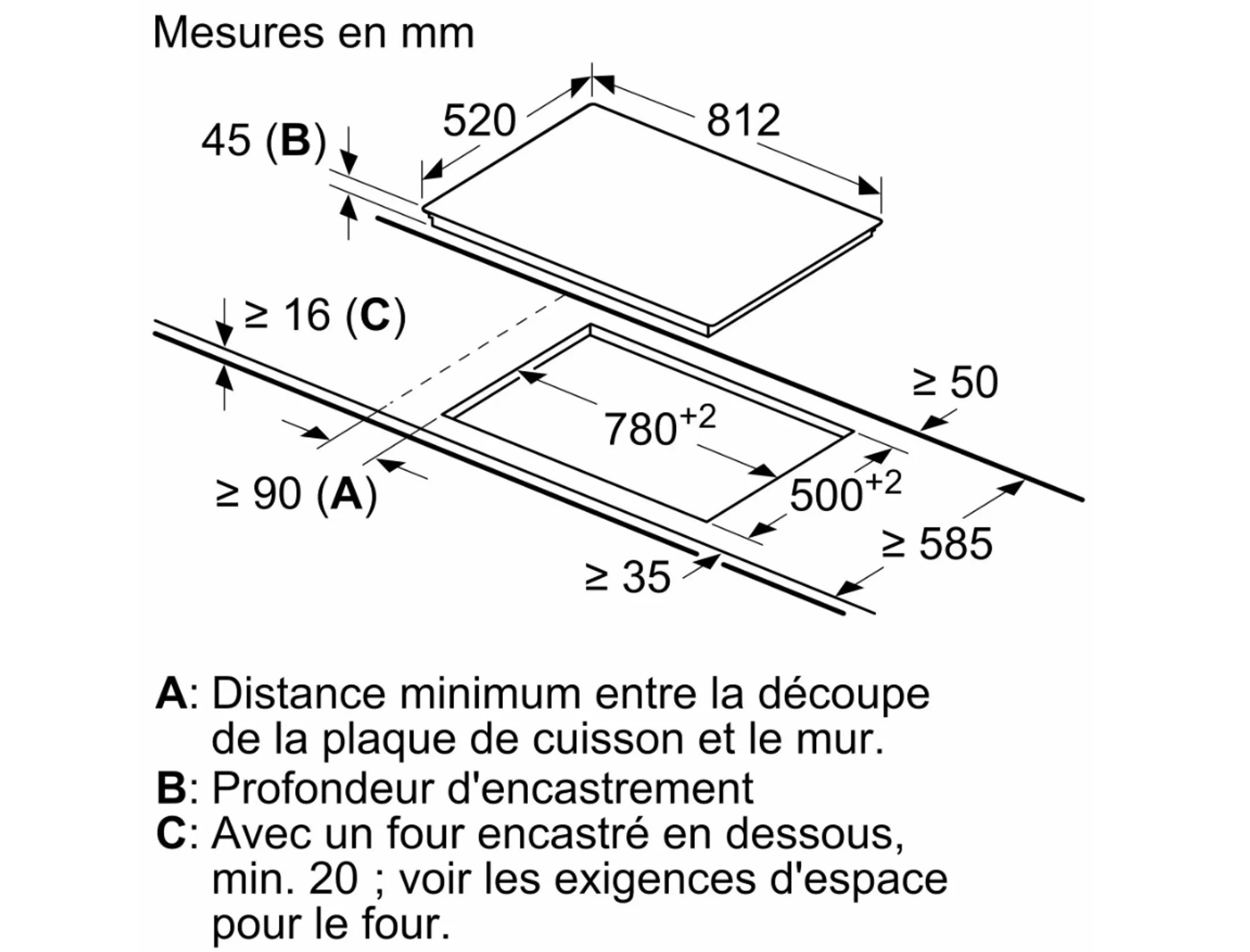 Siemens Taque vitrocéramique ET875FCP1D image