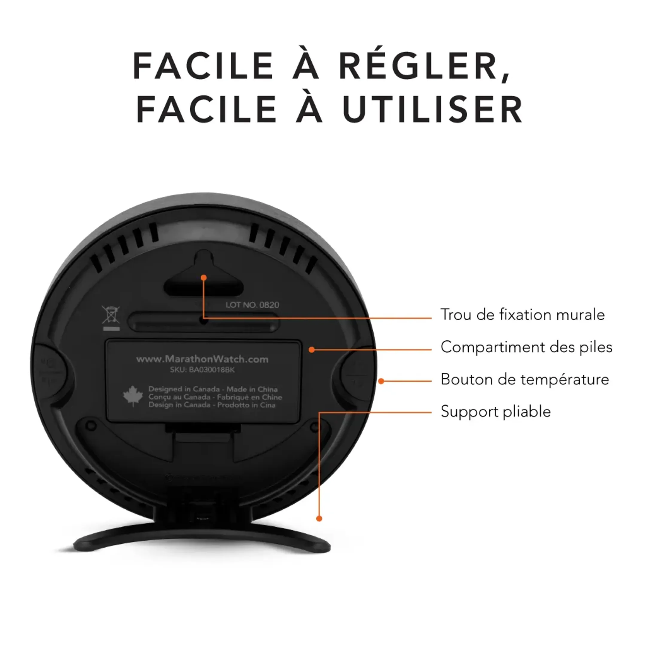 Marathon Thermo-hygromètre MW Austin image