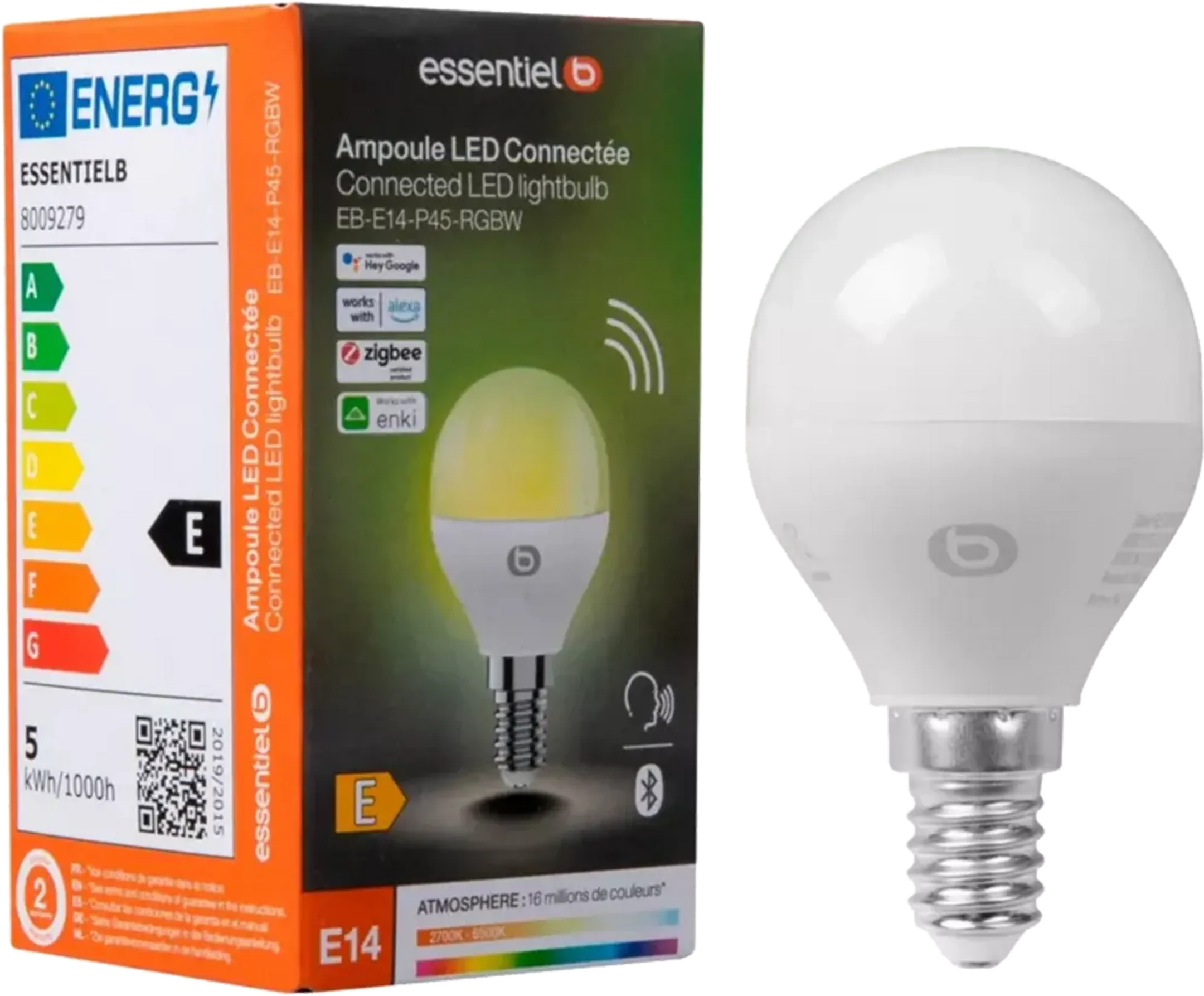 Smart lamp - Wit en kleuren Klassiek E14