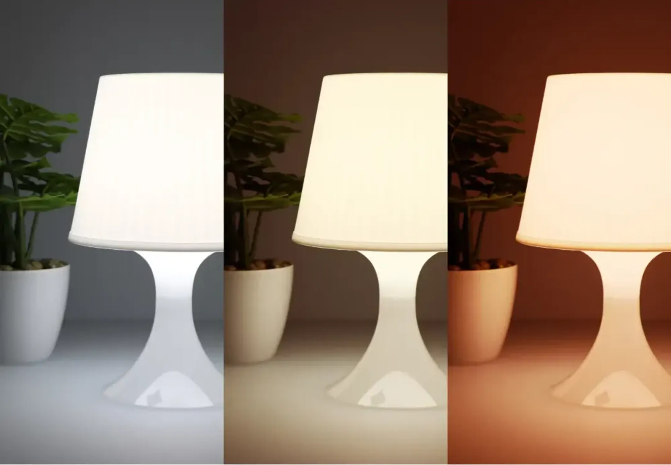 Essentiel-B Smart lamp - Tinten Wit Flamme E14 image