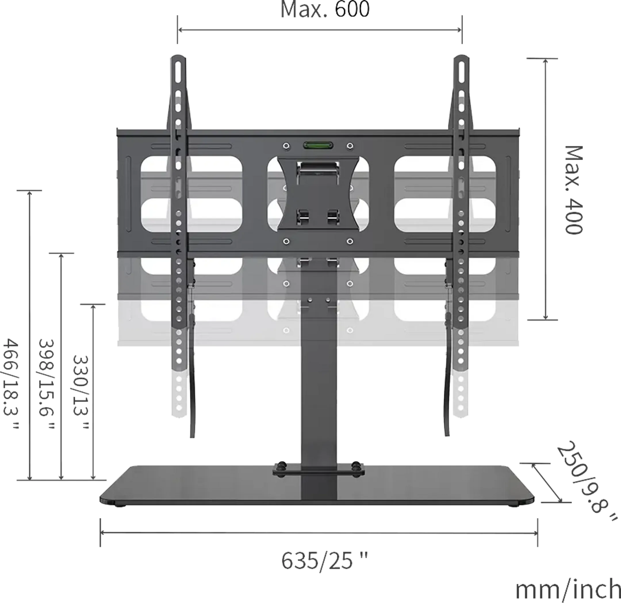 Essentiel-B Support TV ALTER'MOUV 32-65'' - Pied image