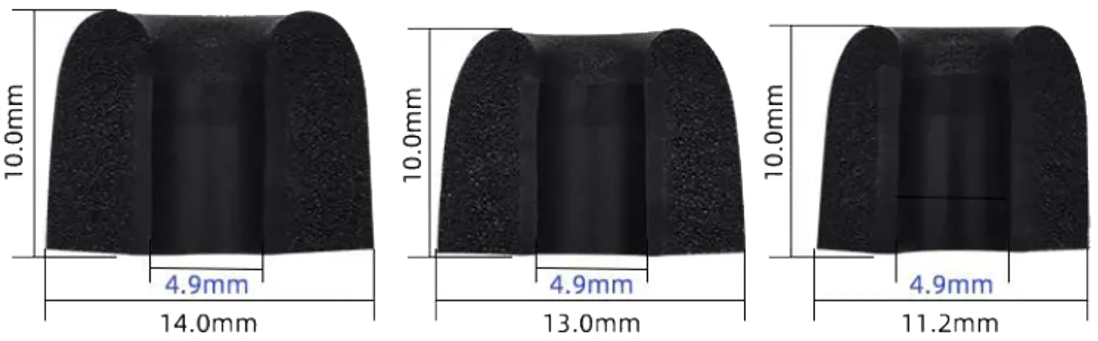 Essentiel-B EES01 Oordoppen voor oortjes - Zwart image