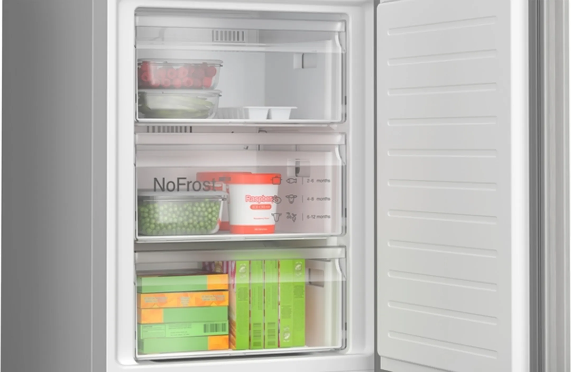 Bosch Frigo avec congélateur KGN392LBF Serie 4 Total No-frost 203 cm image