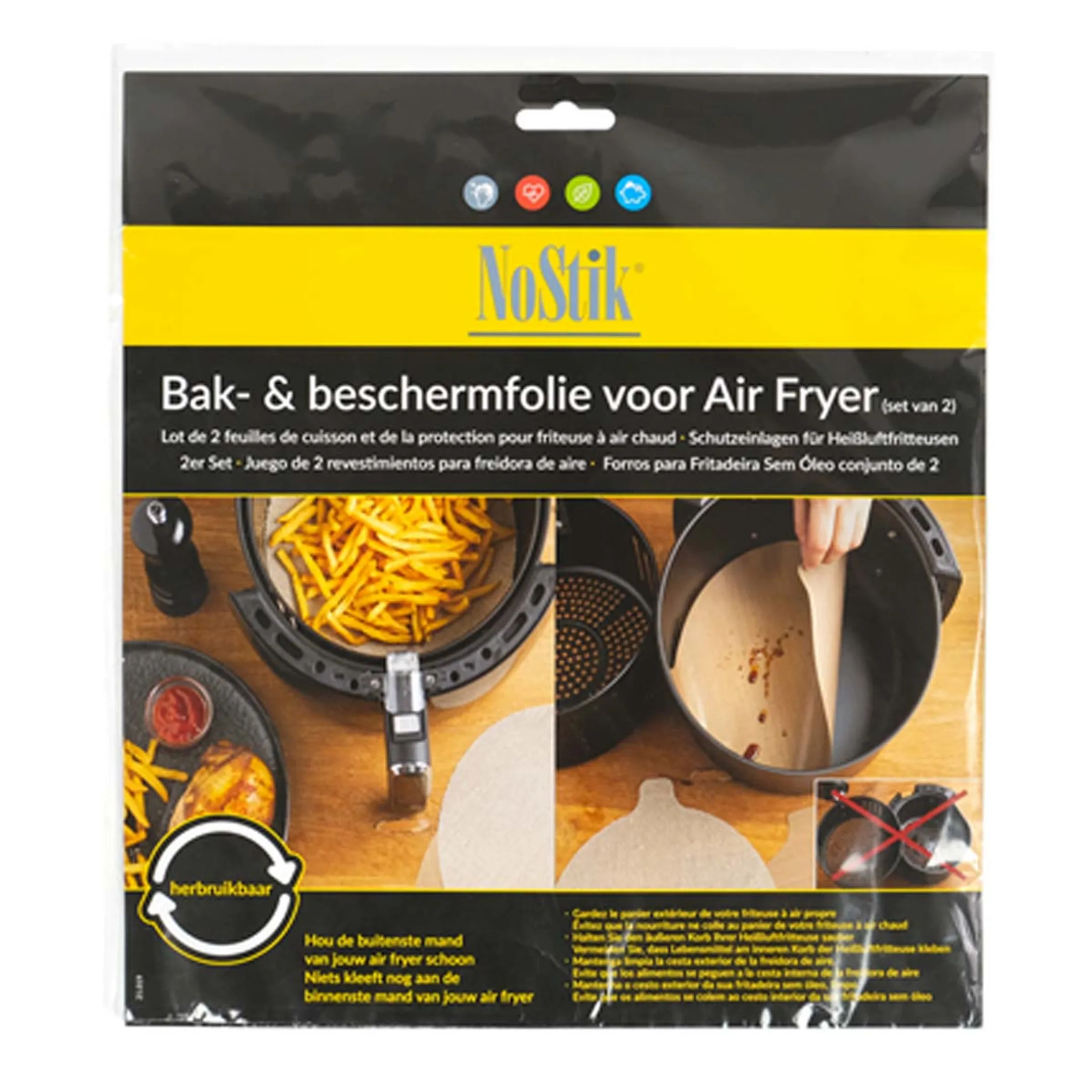 Nostik Bak & Beschermfolie voor Airfryer image