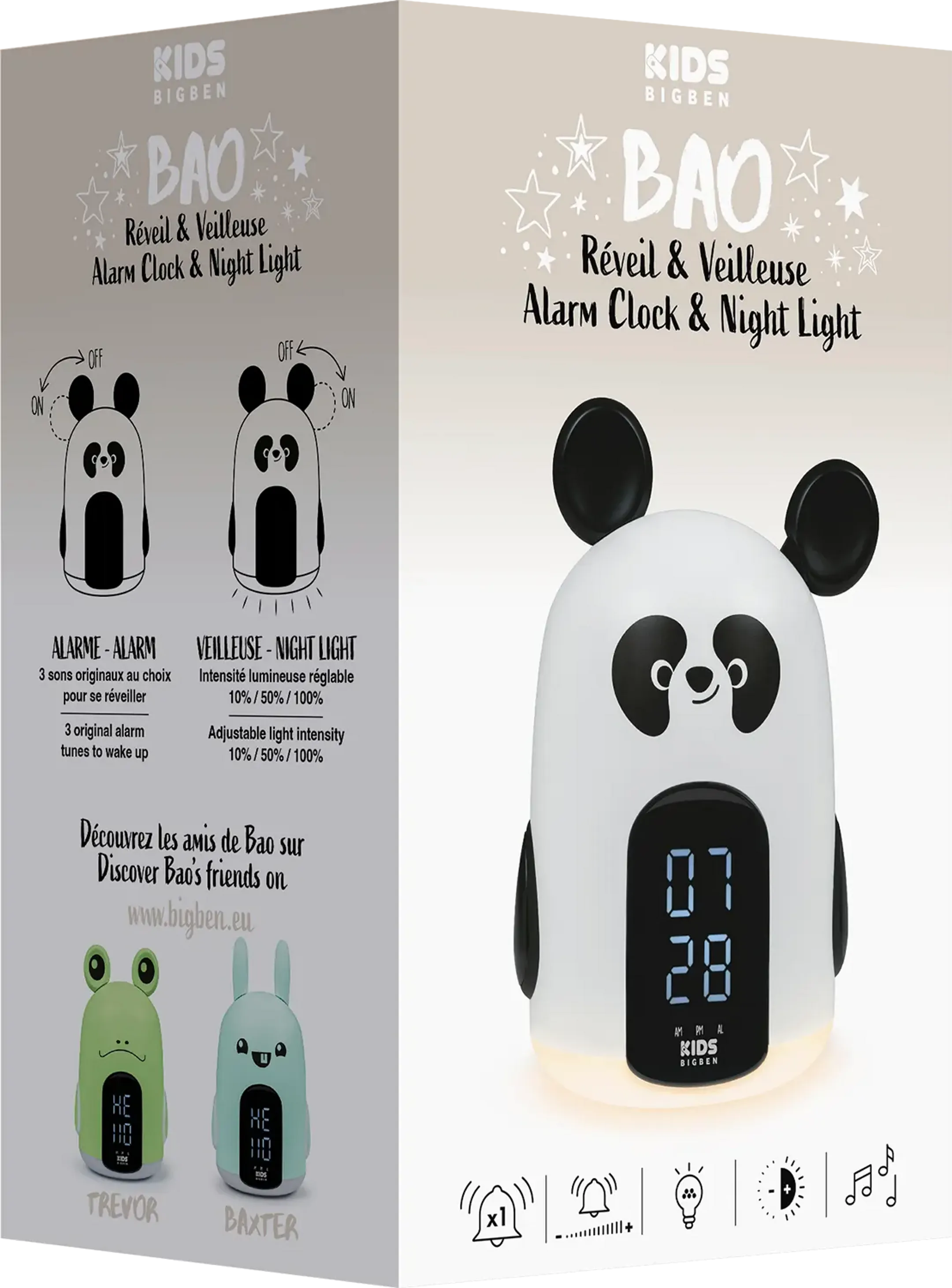 BigBen Réveil pour enfants Bao Panda - RKIDSPANDA image