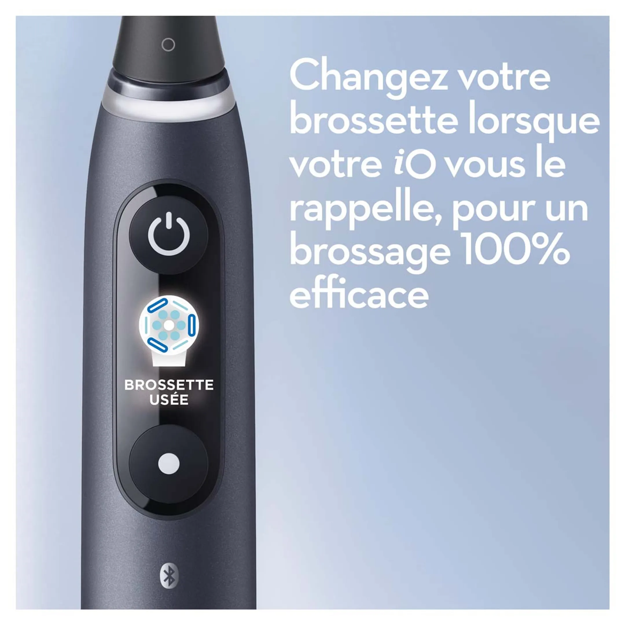 Oral-B Brosse à dents électrique IO8S BLACK ONYX (+1 REFILL) image