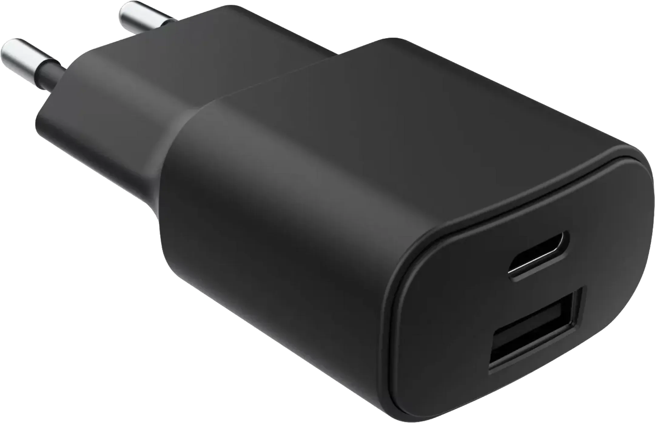 20 W netstroomlader USB A en USB C - Wit