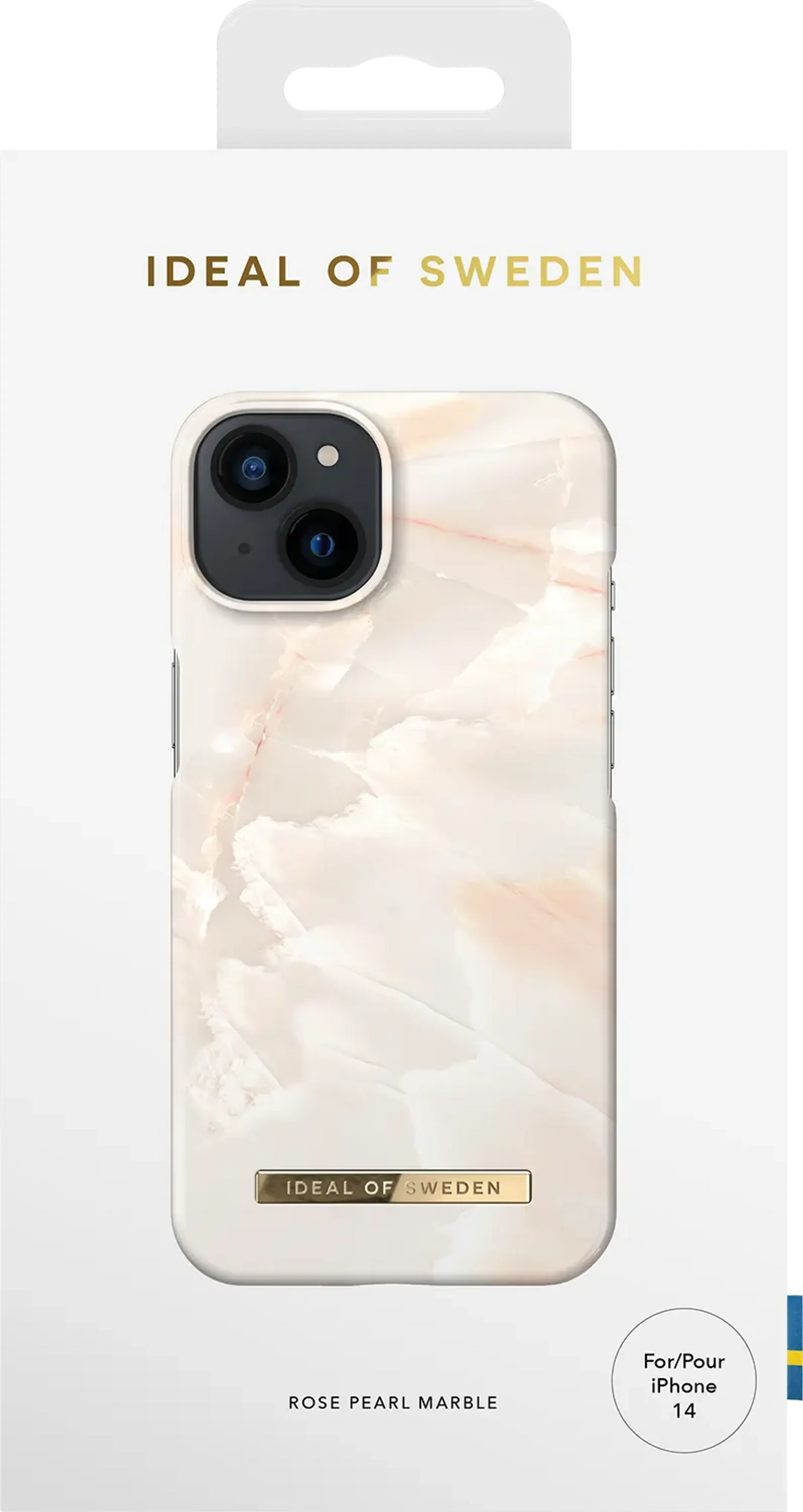 iDeal of Sweden Backcover voor iPhone 14 - Rose Pearl Marble image