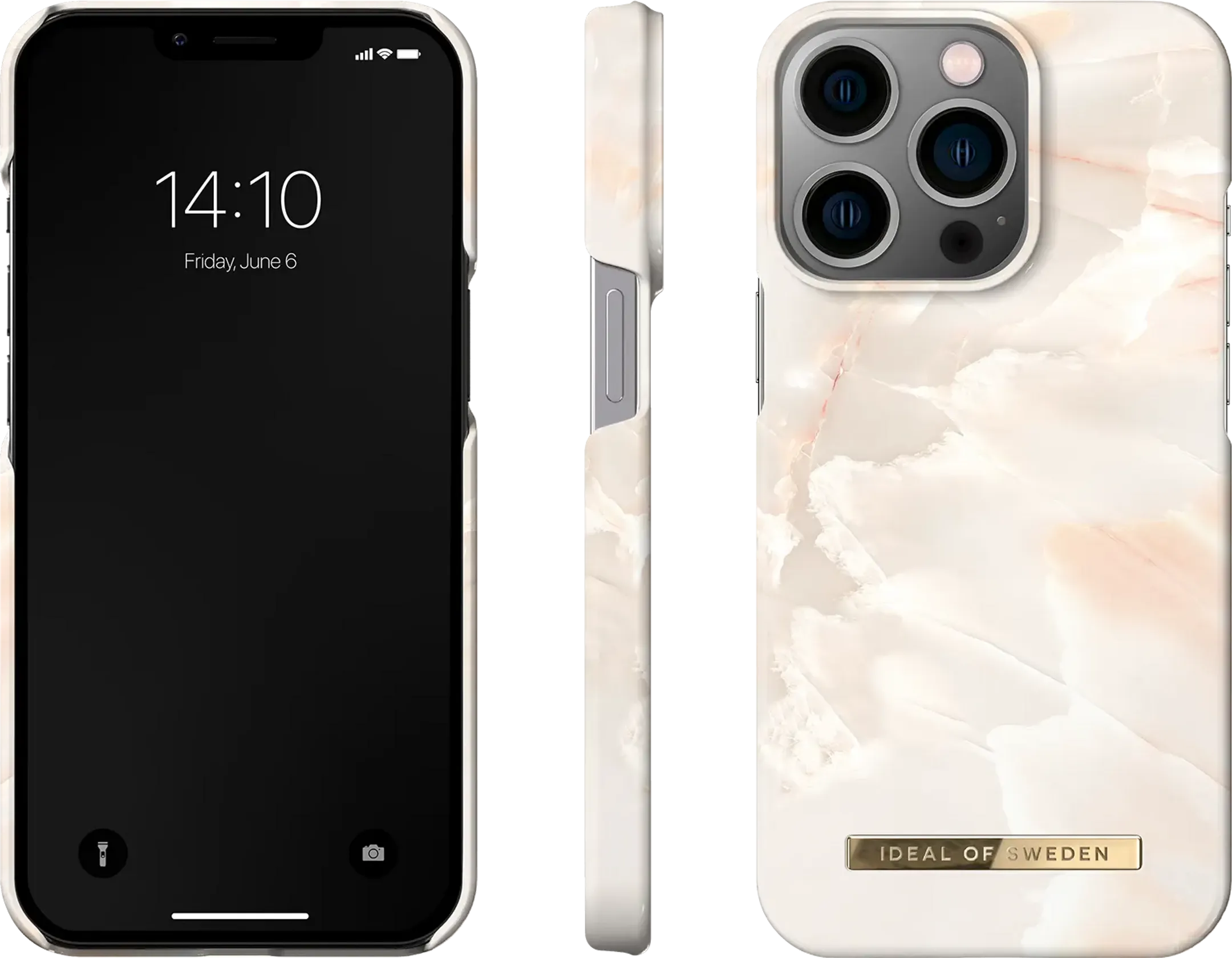 Backcover voor iPhone 14 Pro - Rose Pearl Marble
