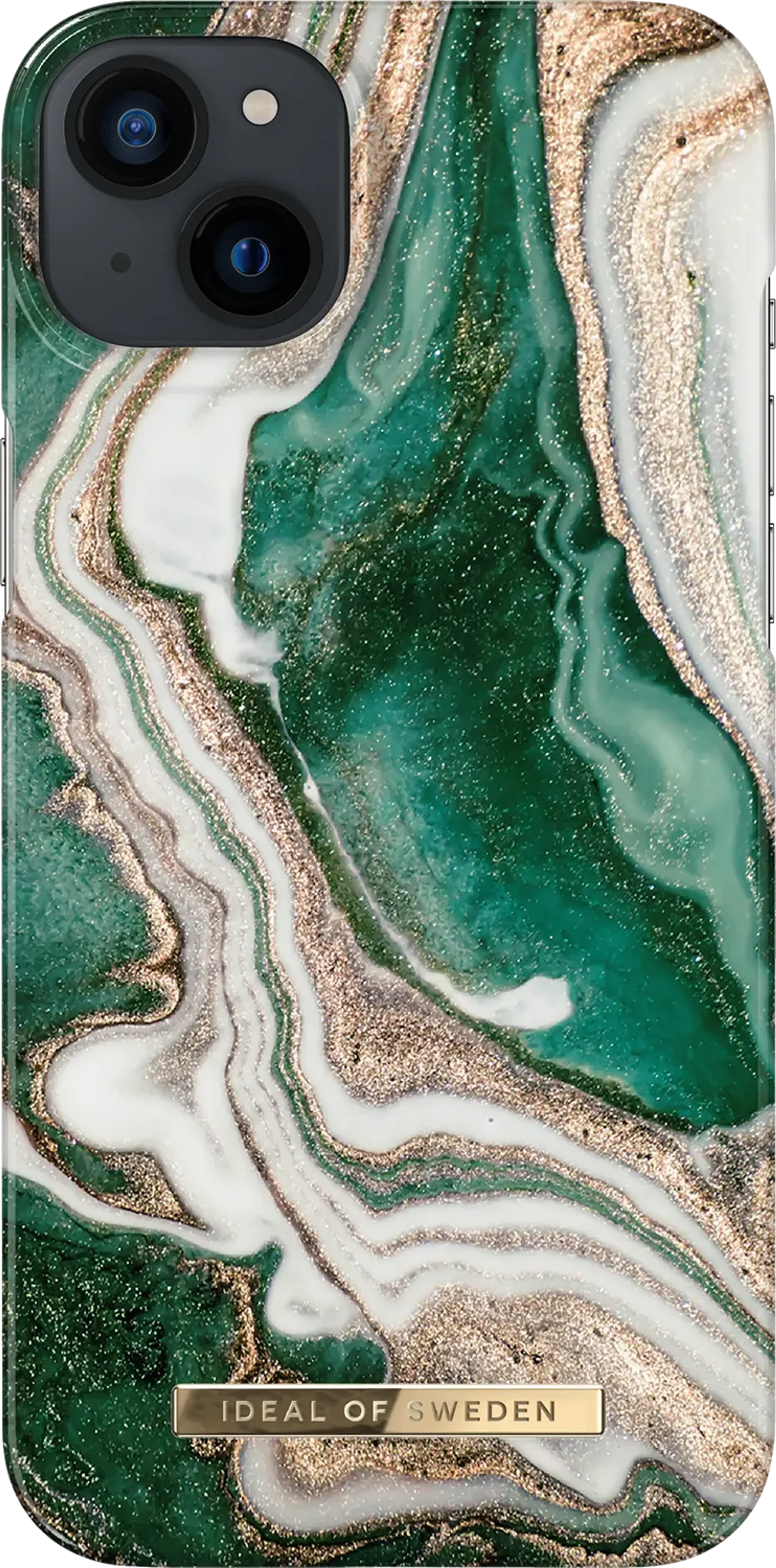 Backcover voor iPhone 14 Plus - Golden Jade Marble
