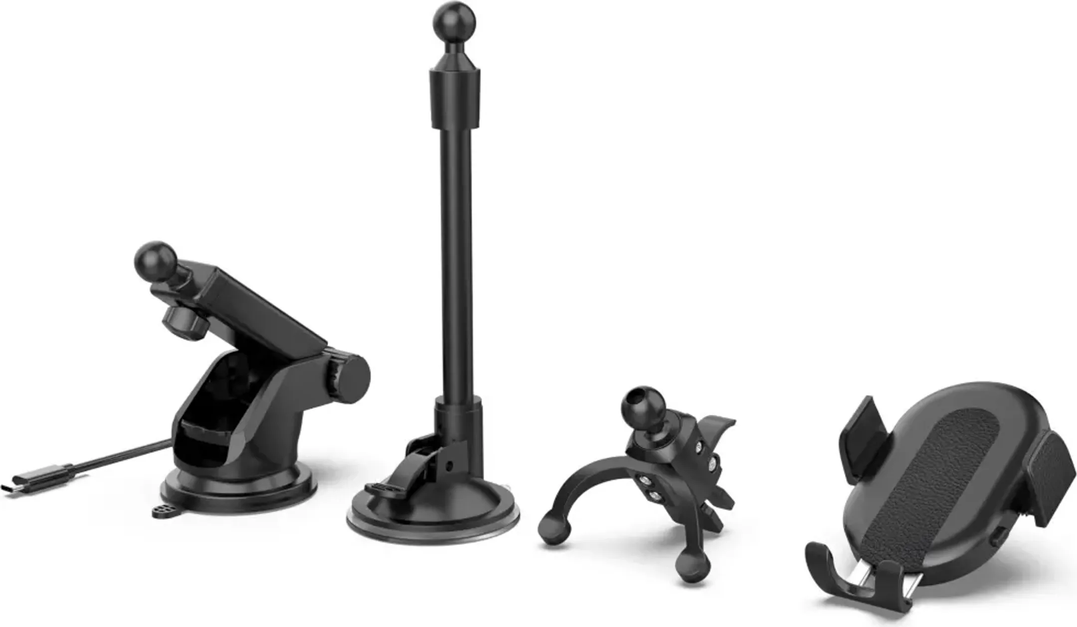 Essentiel-B Set van 3 smartphone houders met draadloos oplaadpad image