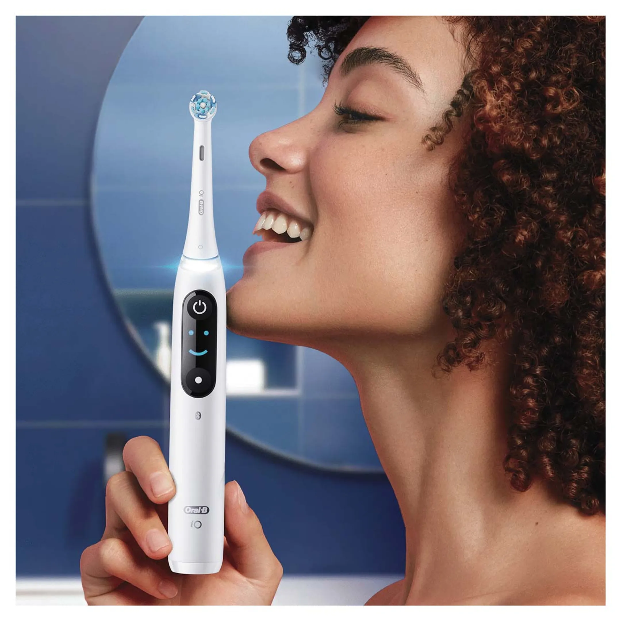 Oral-B Brosse à dents électrique IO9S White Alab (+1 Refill) image