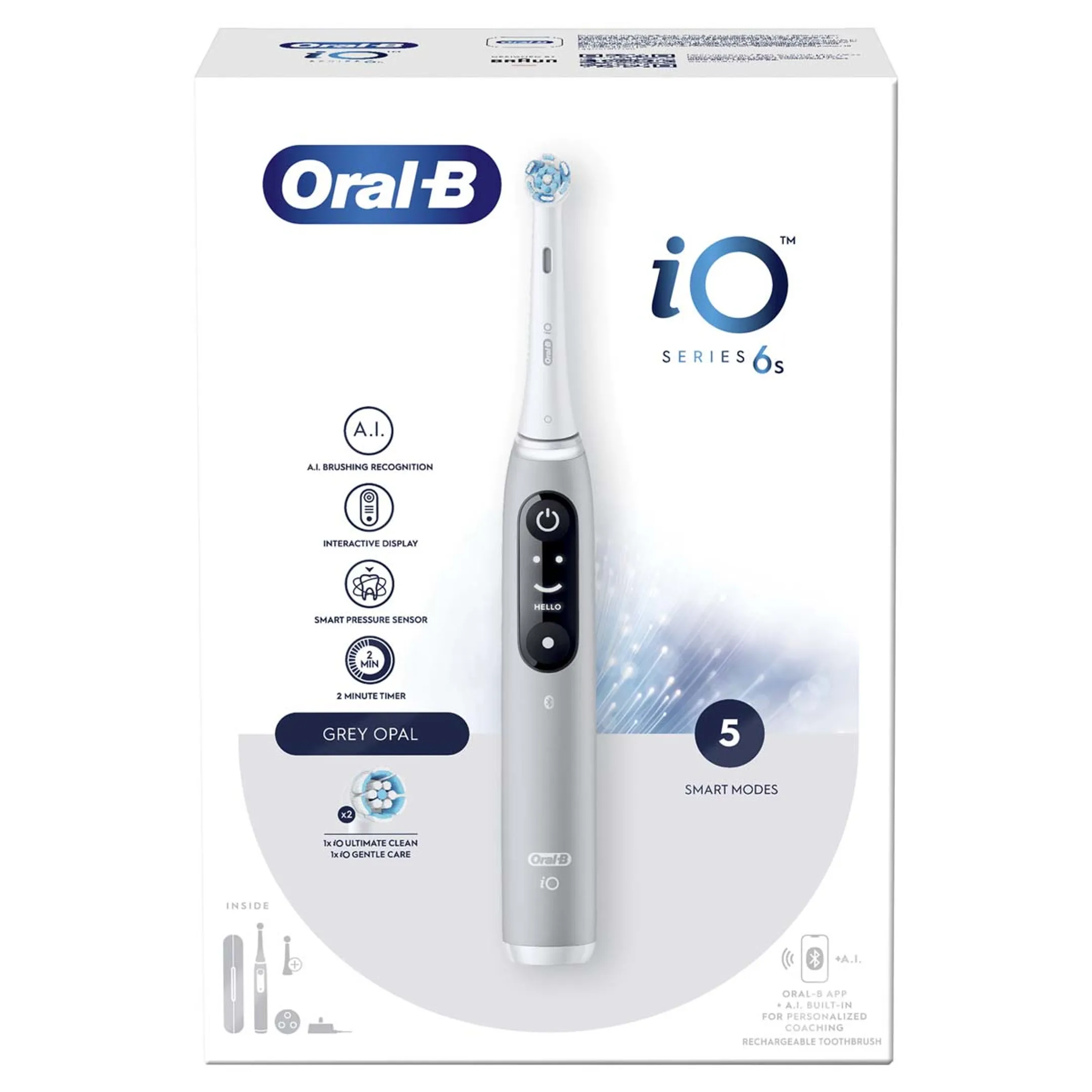 Oral-B Brosse à dents électrique IO6s Grey Opal image