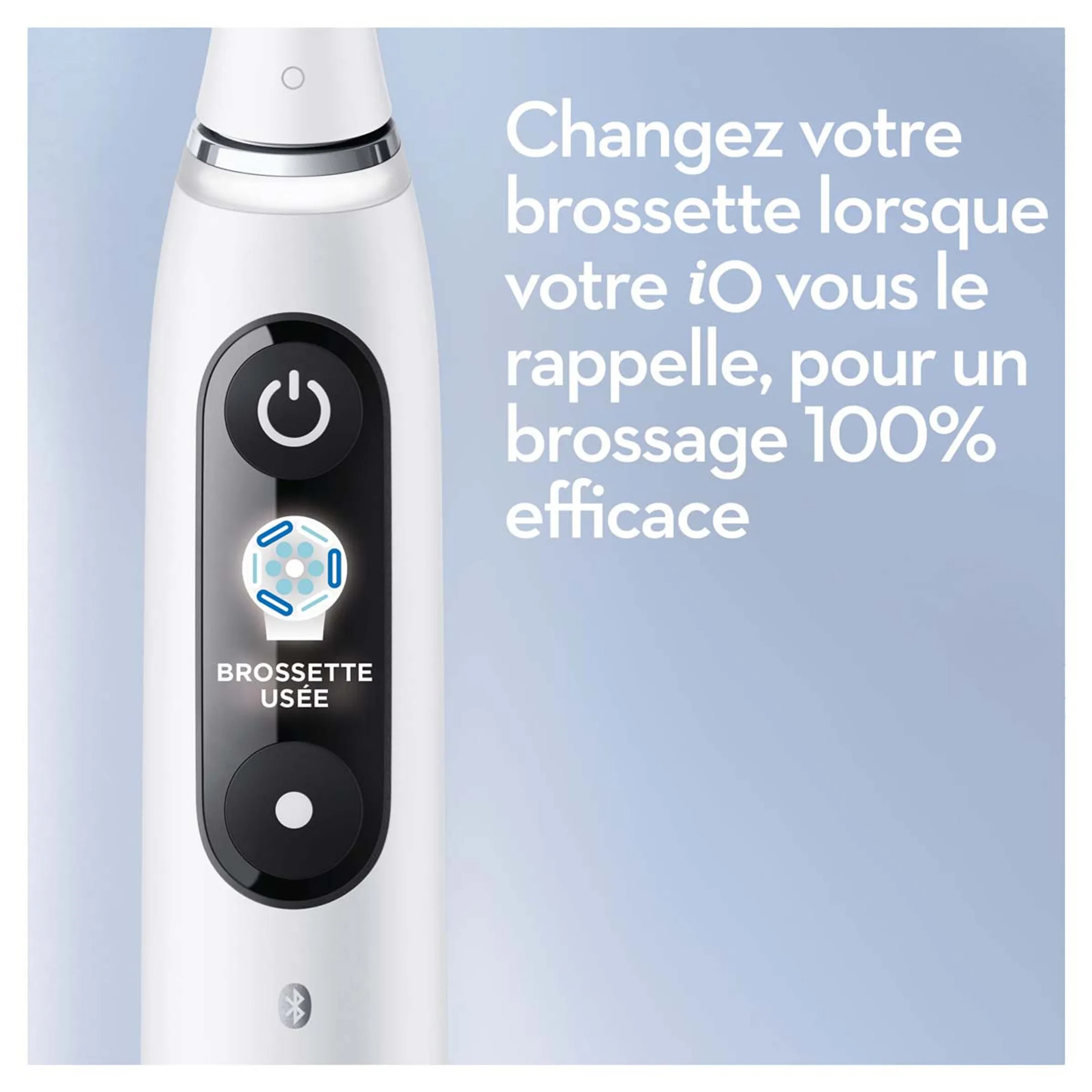 Oral-B Brosse à dents électrique IO9S White Alab (+1 Refill) image