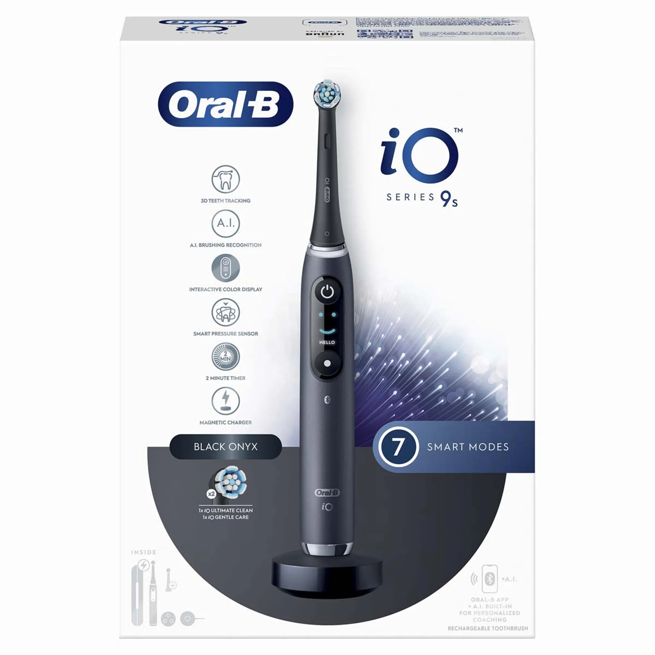 Oral-B Elektrische tandenborstel IO9S Black Onyx (+1 Refill) image
