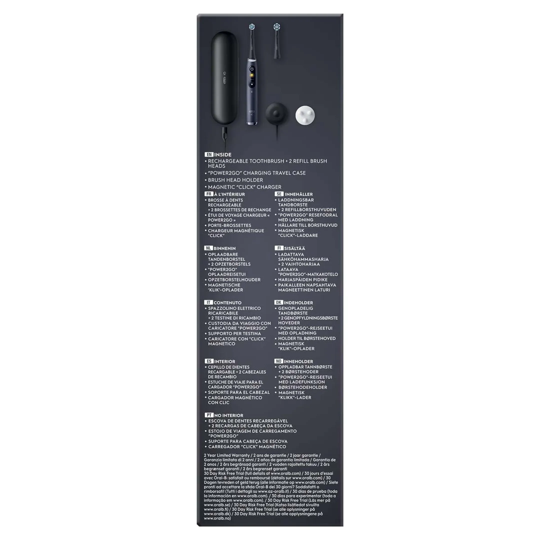Oral-B Elektrische tandenborstel IO9S Black Onyx (+1 Refill) image