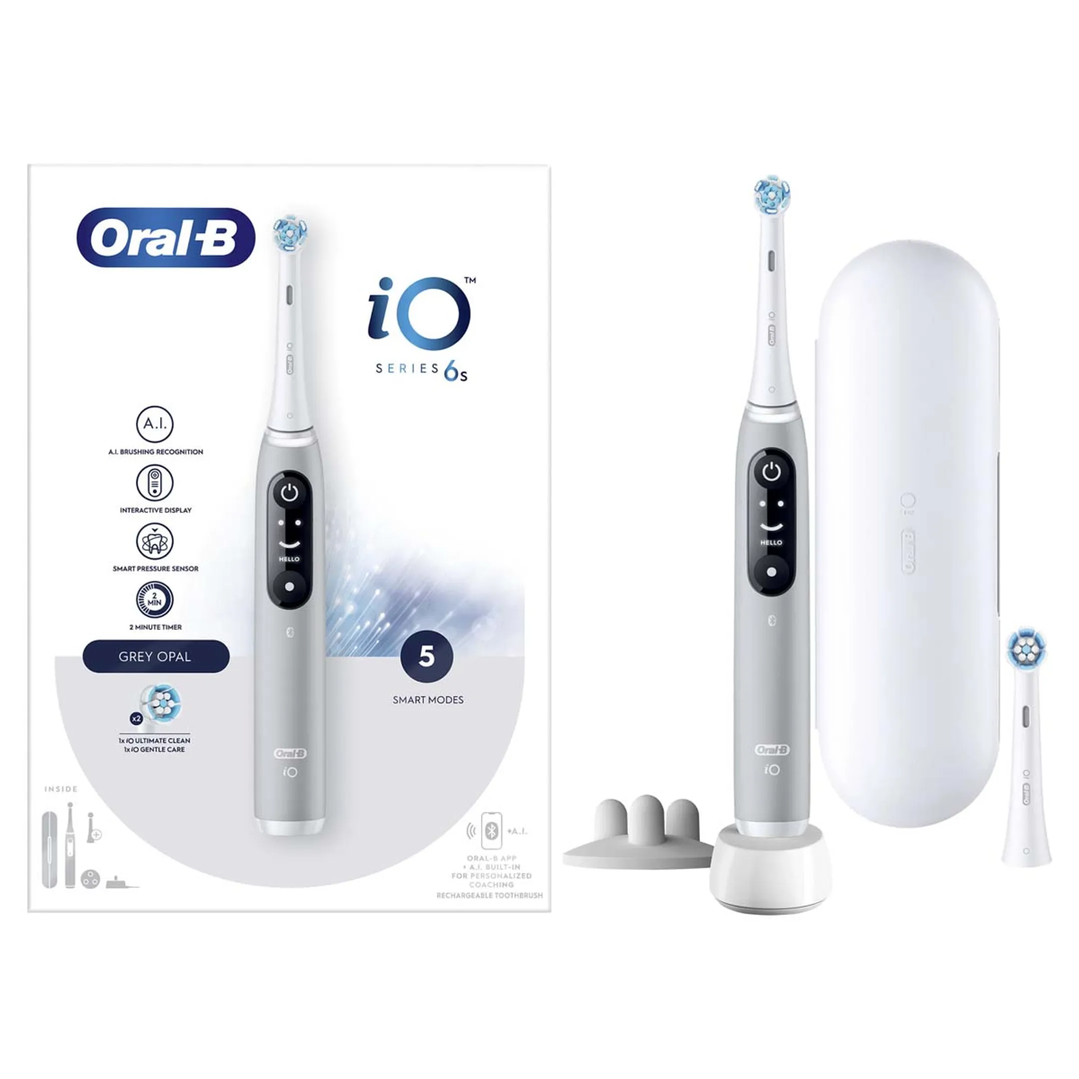 Oral-B Brosse à dents électrique IO6s Grey Opal image