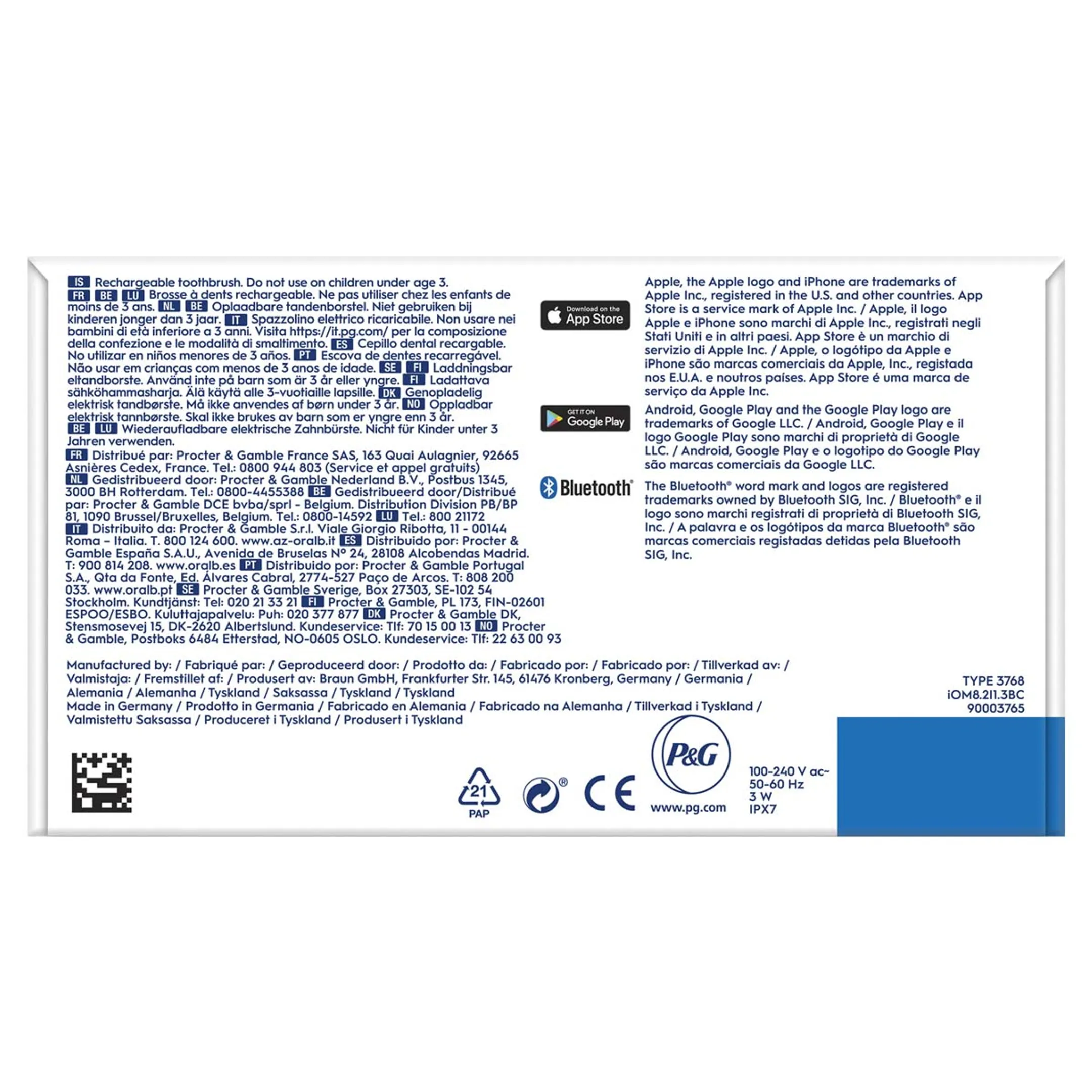 Oral-B Elektrische tandenborstel IO8S VIOLET AMET (+1 REFILL) image