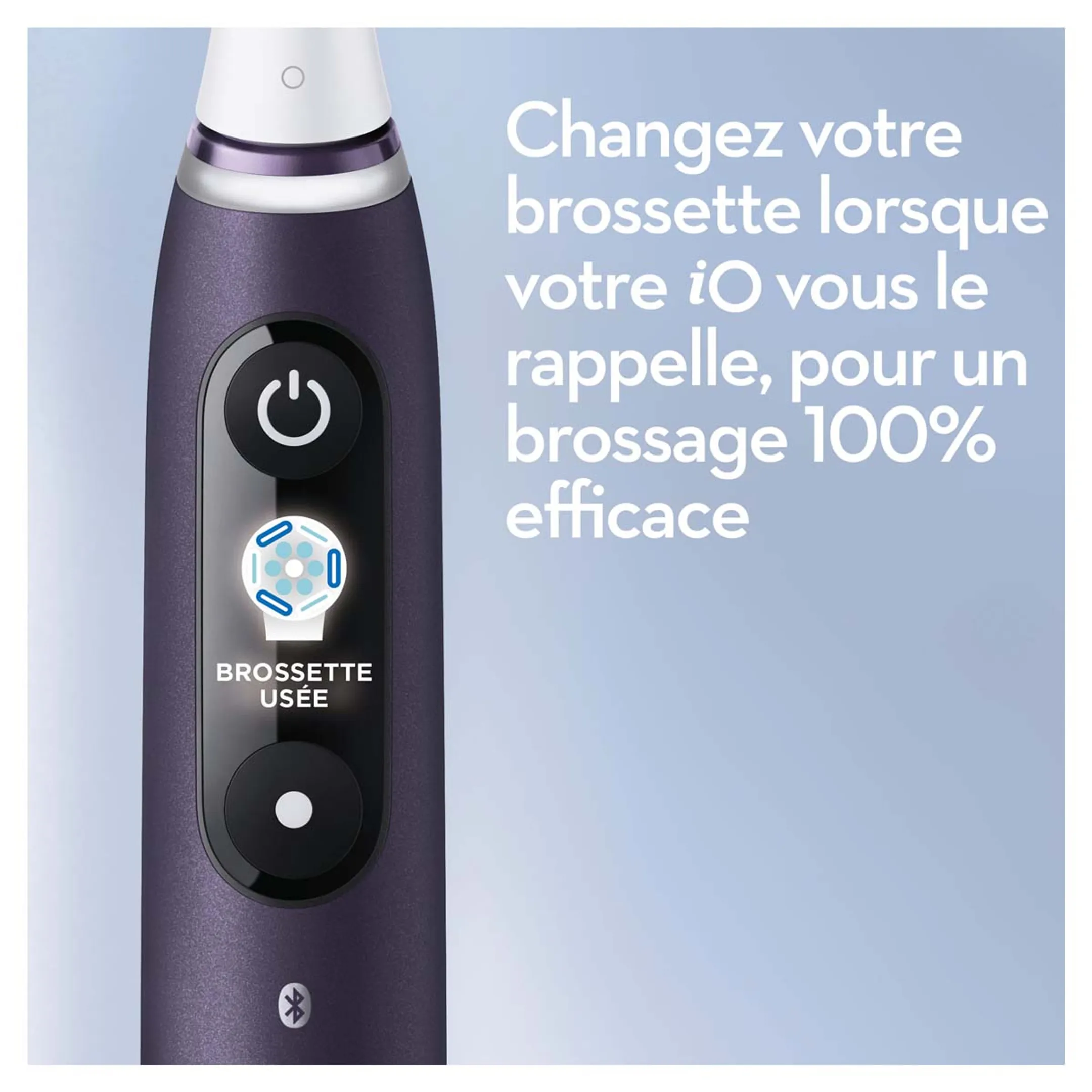 Oral-B Elektrische tandenborstel IO8S VIOLET AMET (+1 REFILL) image