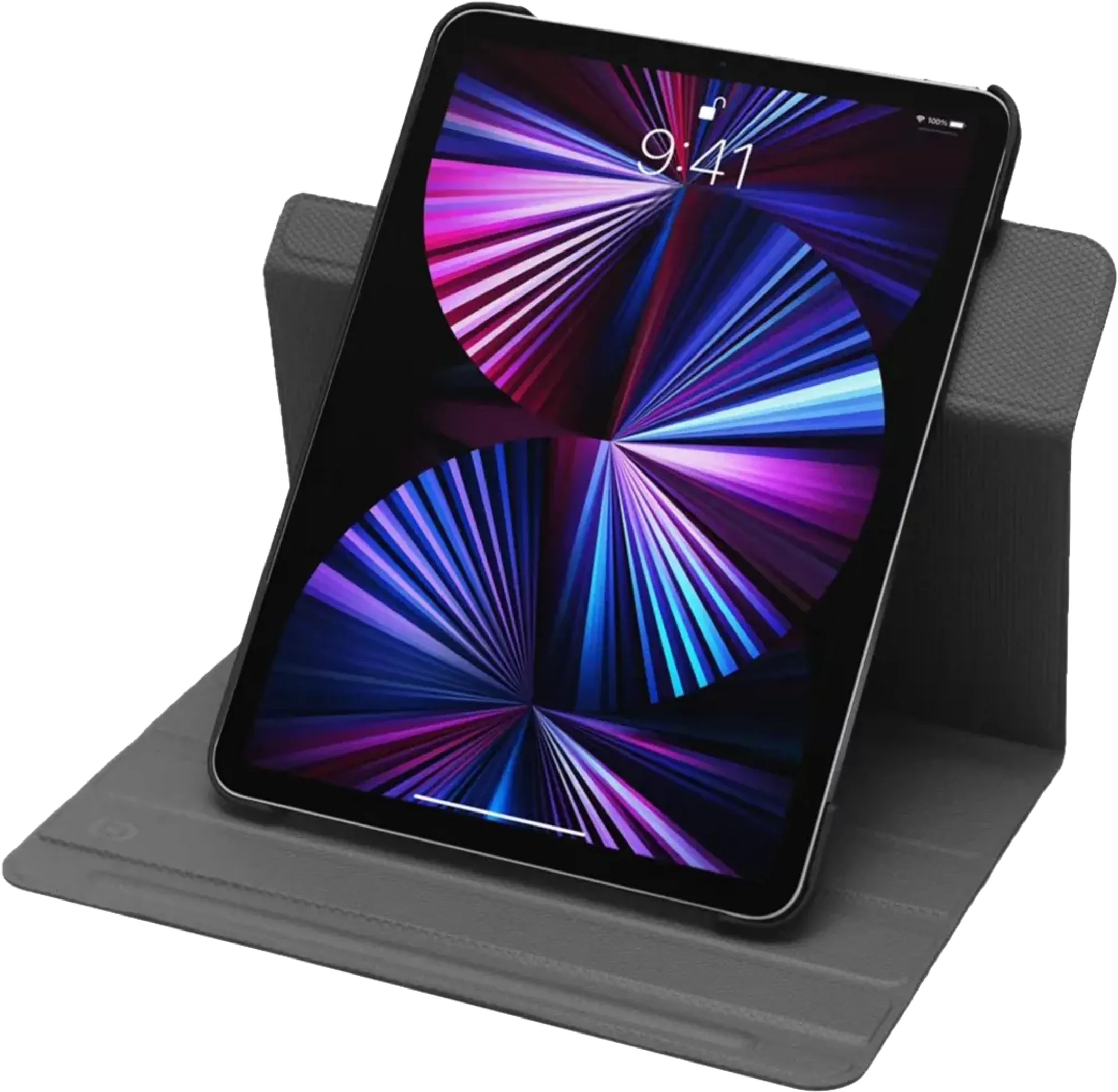 Draaibare bookcover voor iPad Pro (2021) - Zwart