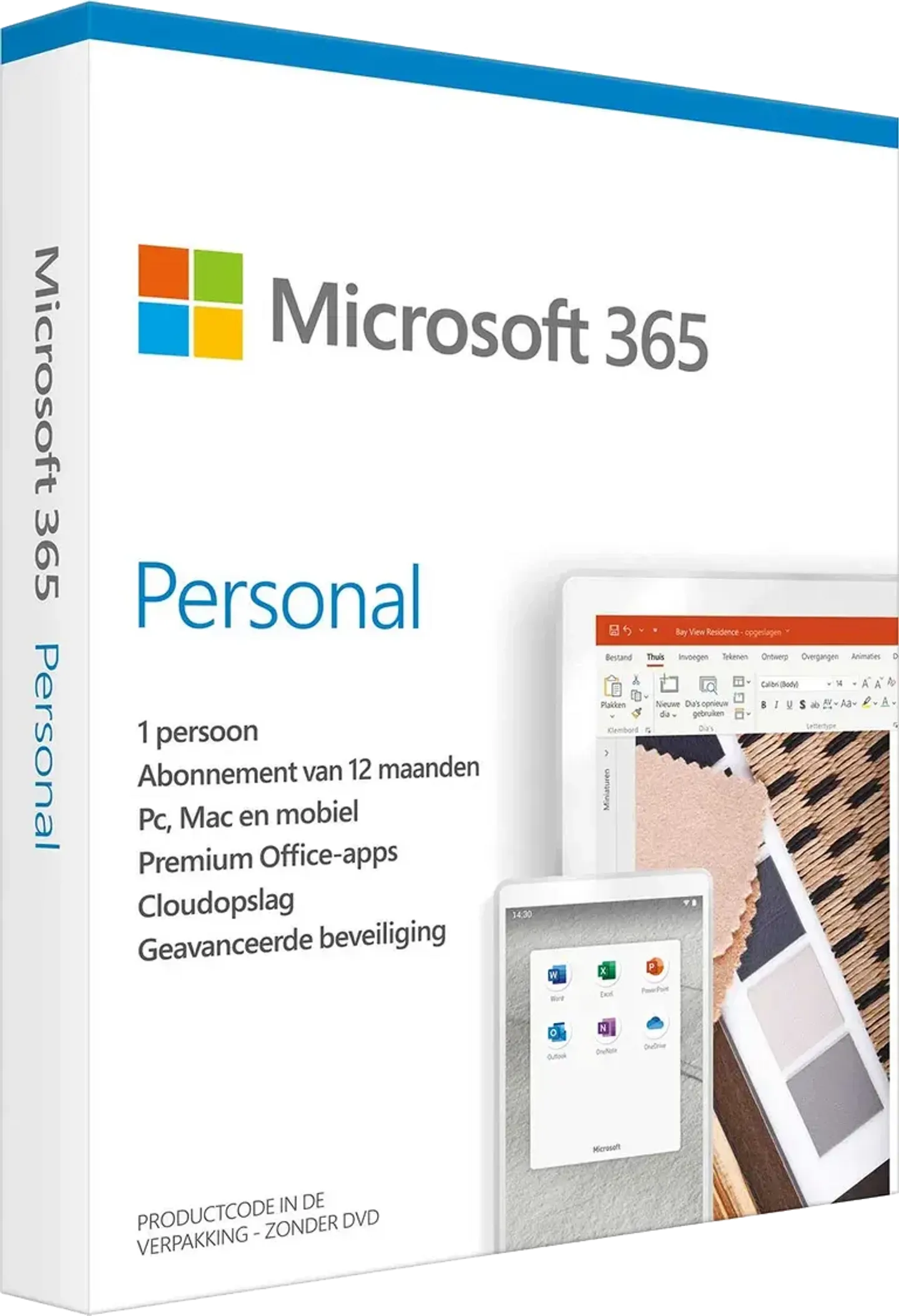 Microsoft Licentie Office 365 Personal ENG Bestel nu, in huis