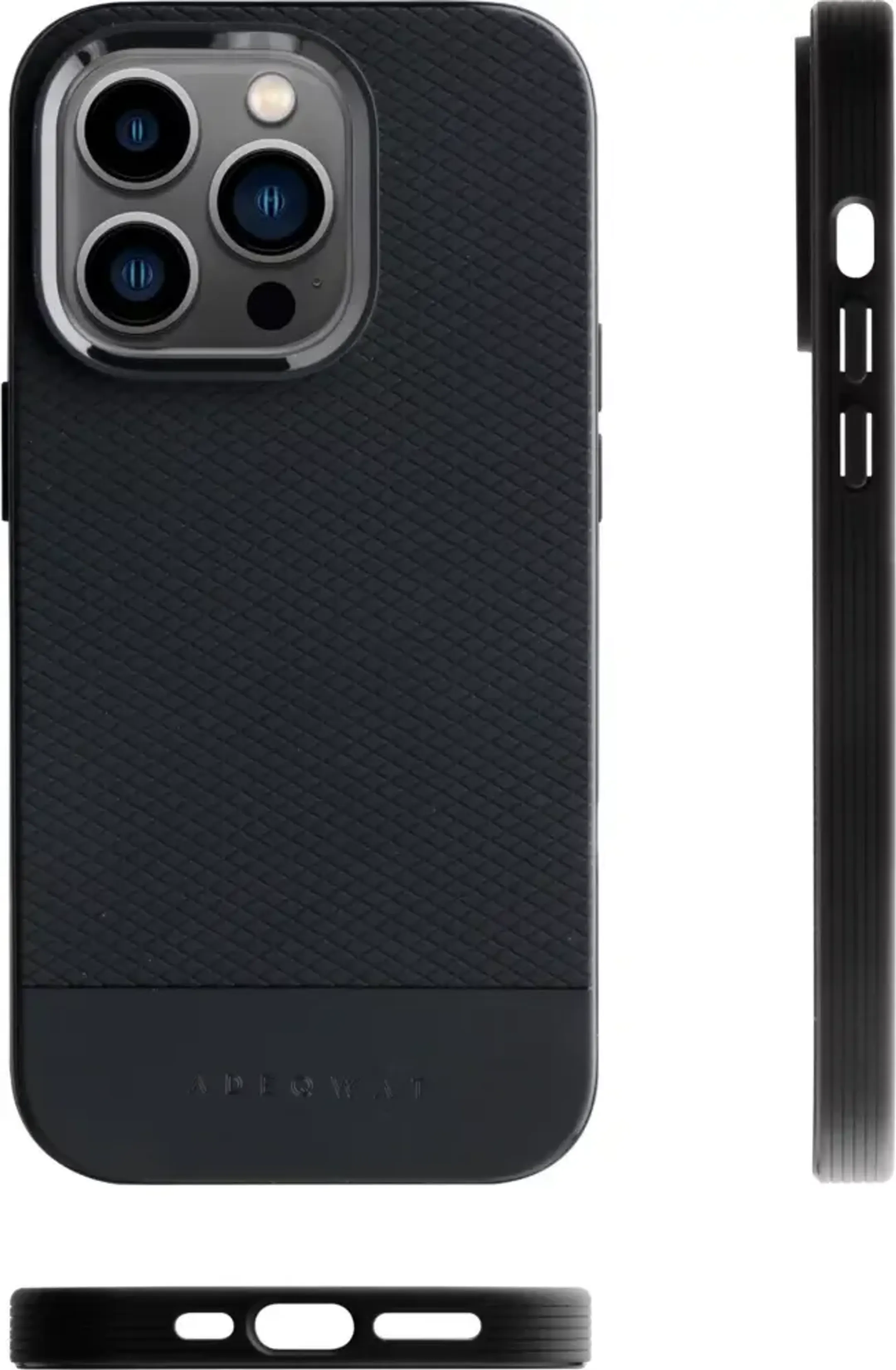 Adeqwat Backcover Souple voor iPhone 14 Pro - Zwart image