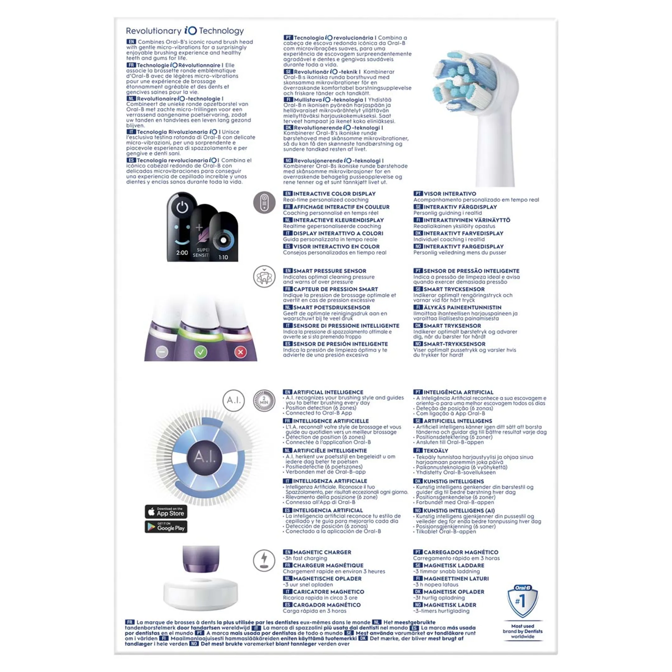 Oral-B Elektrische tandenborstel IO8S VIOLET AMET (+1 REFILL) image