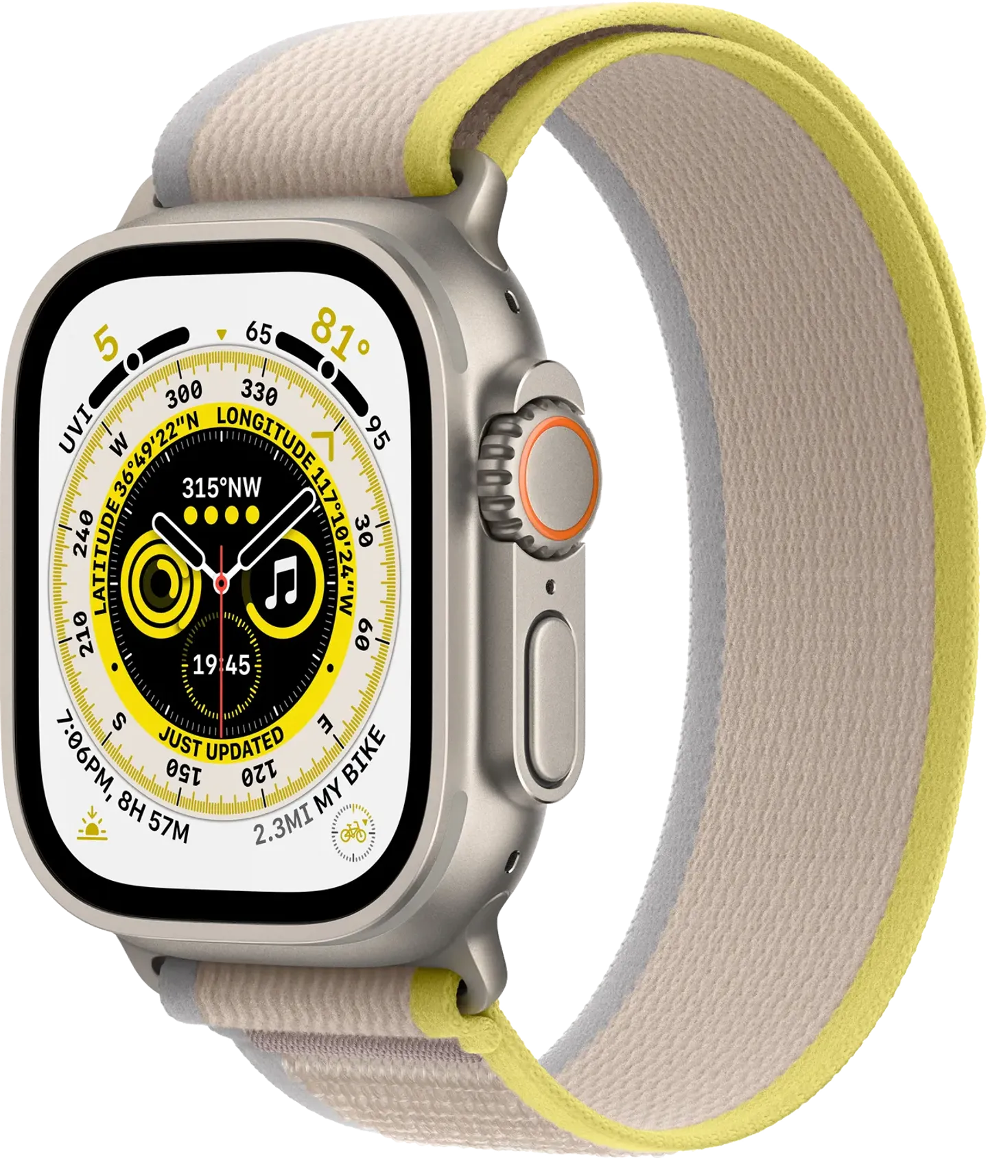 Apple Watch Ultra - 49mm Yellow/Beige Trail Loop (S/M) - Bestel nu ...