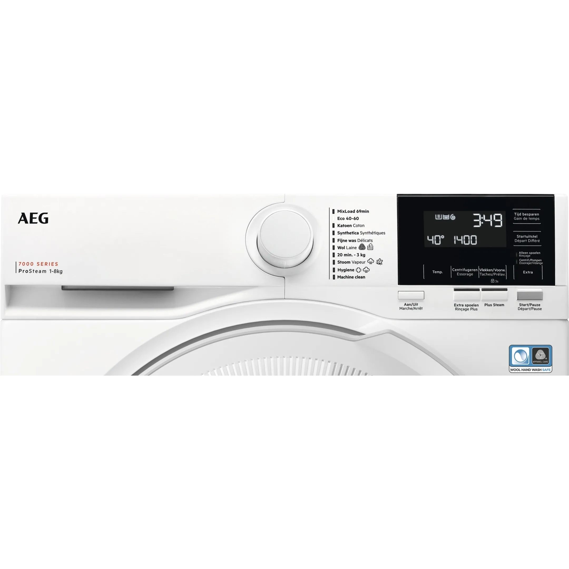 AEG Machine à laver LR73R840 ProSteam image