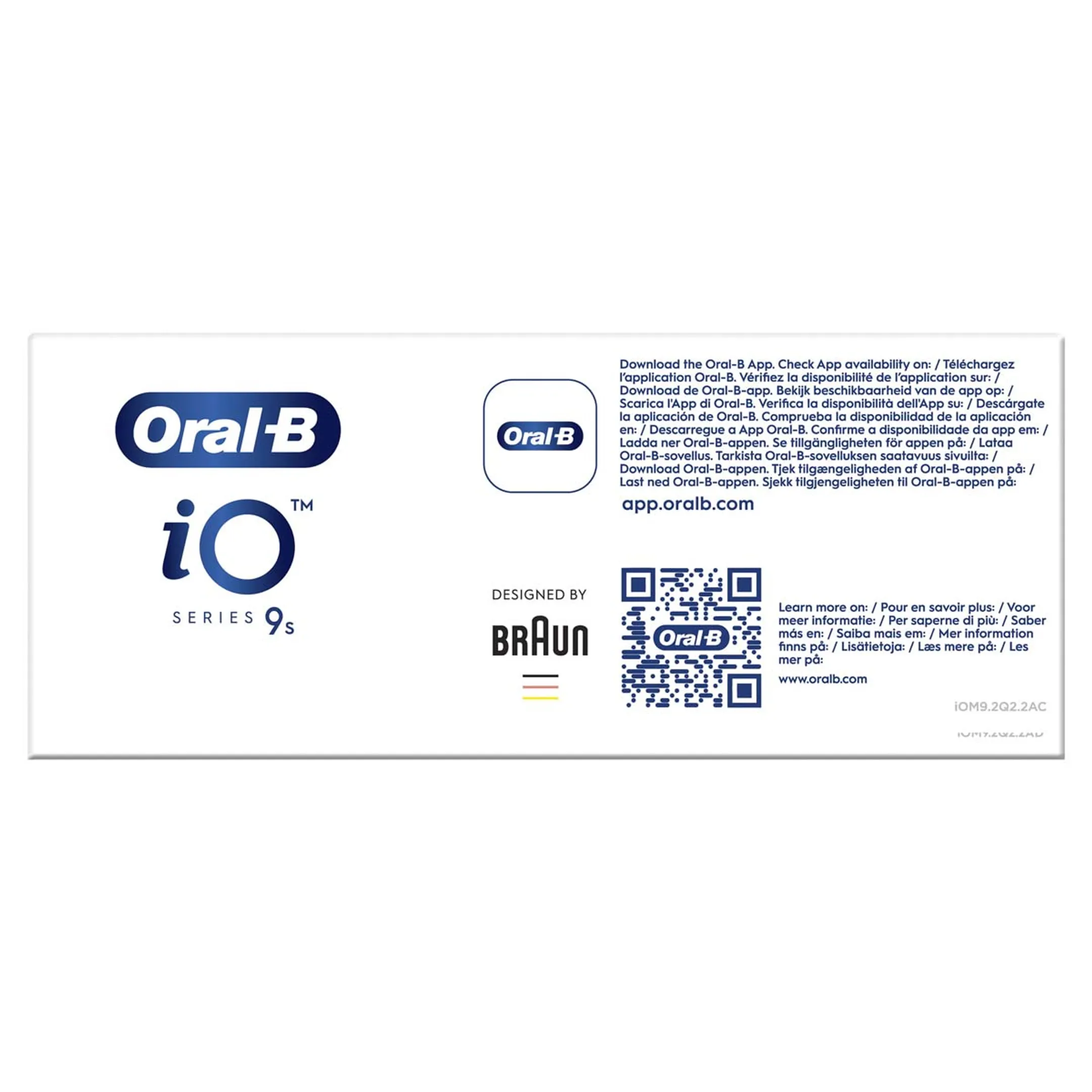 Oral-B Elektrische tandenborstel IO9S Black Onyx (+1 Refill) image
