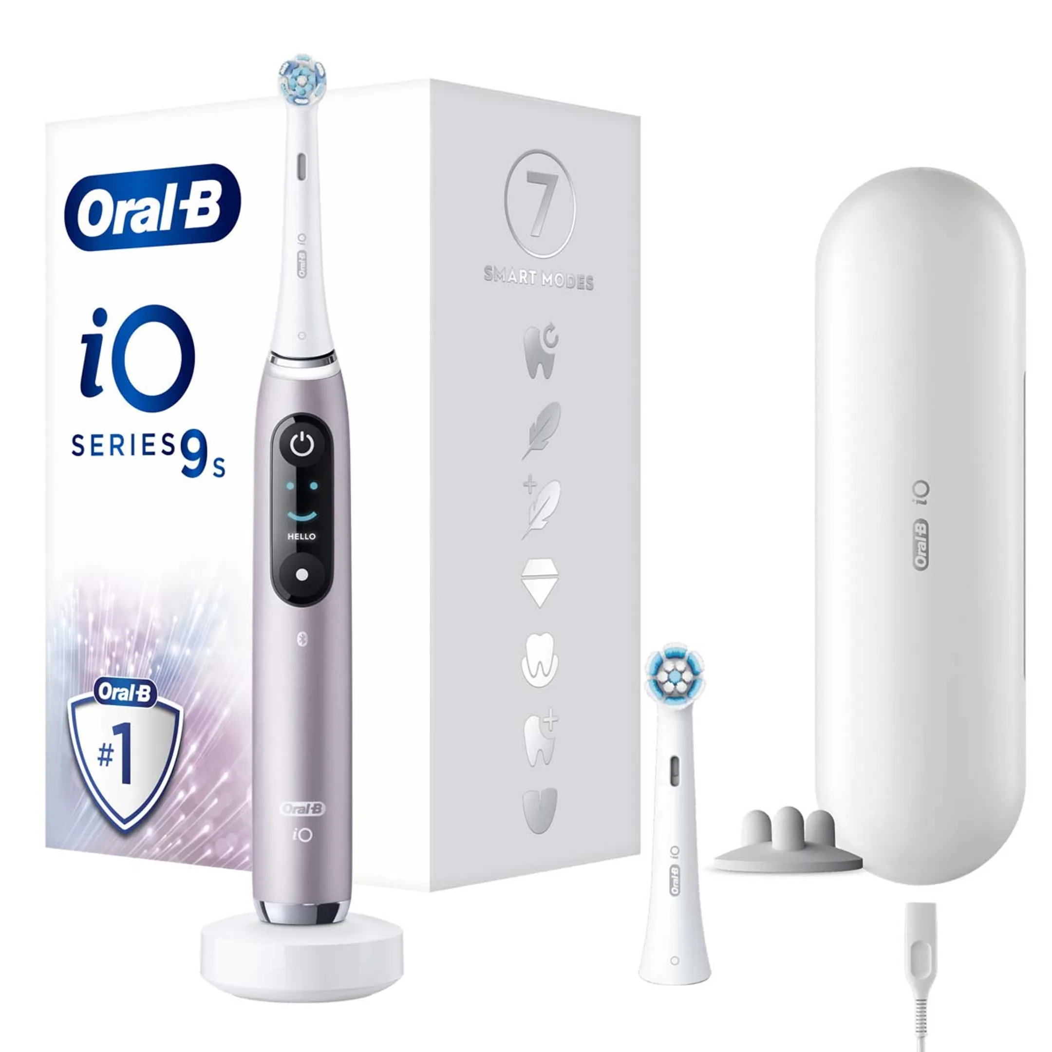 Oral-B Brosse à dents électrique IO9S Rose Quartz (+1 Refill) image