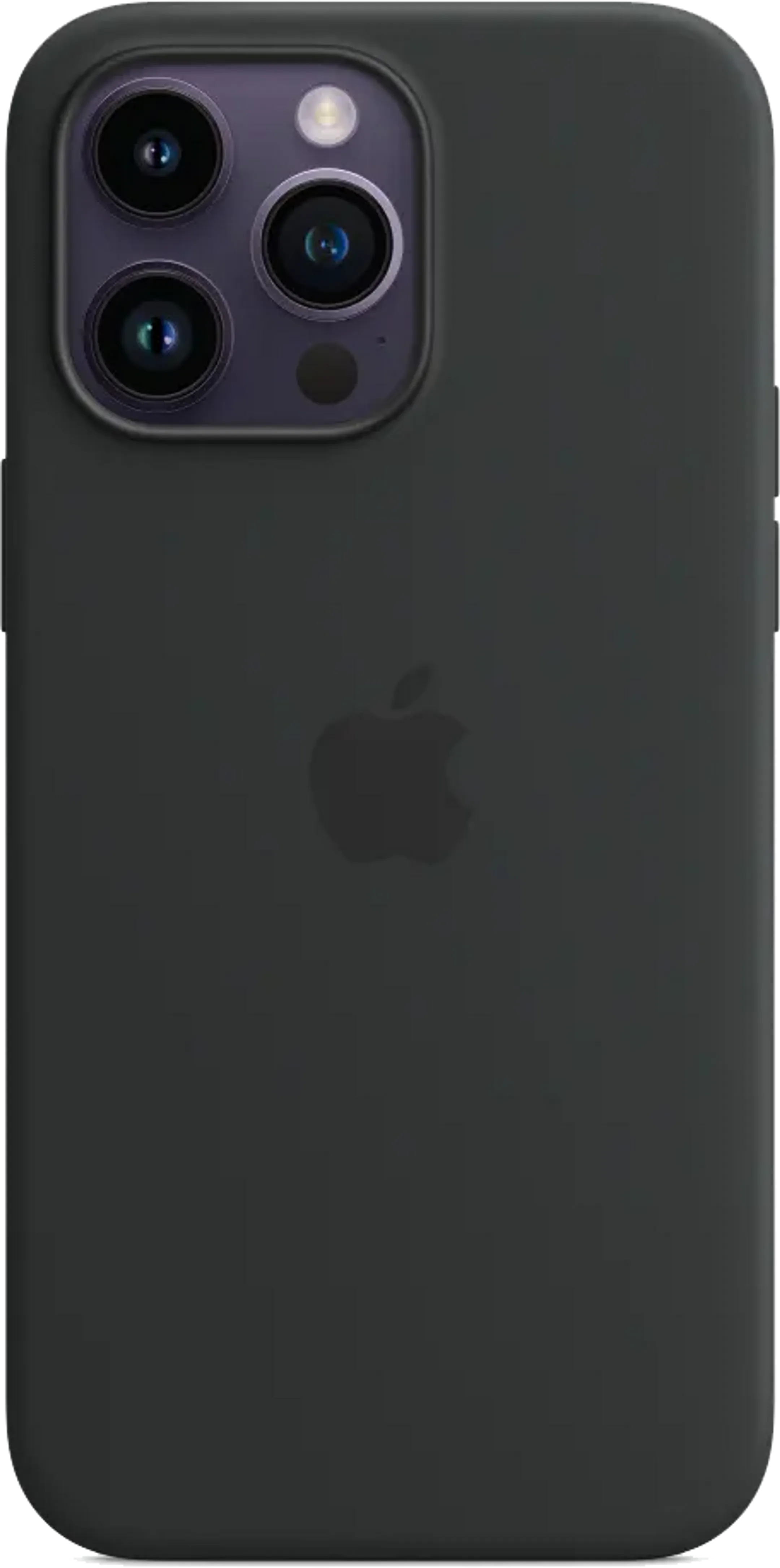 Coque en silicone avec MagSafe pour iPhone 14 Pro Max - Minuit