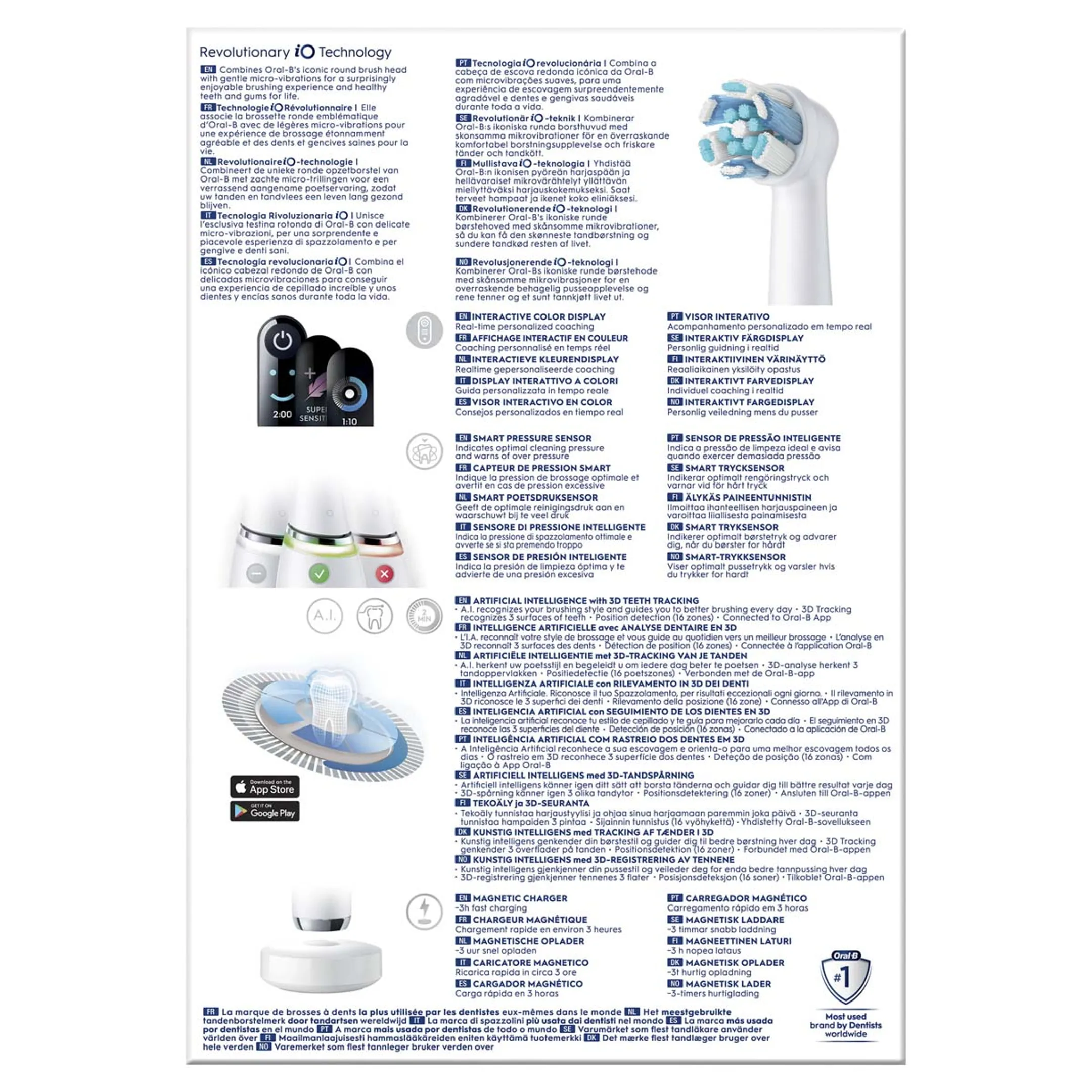 Oral-B Brosse à dents électrique IO9S White Alab (+1 Refill) image