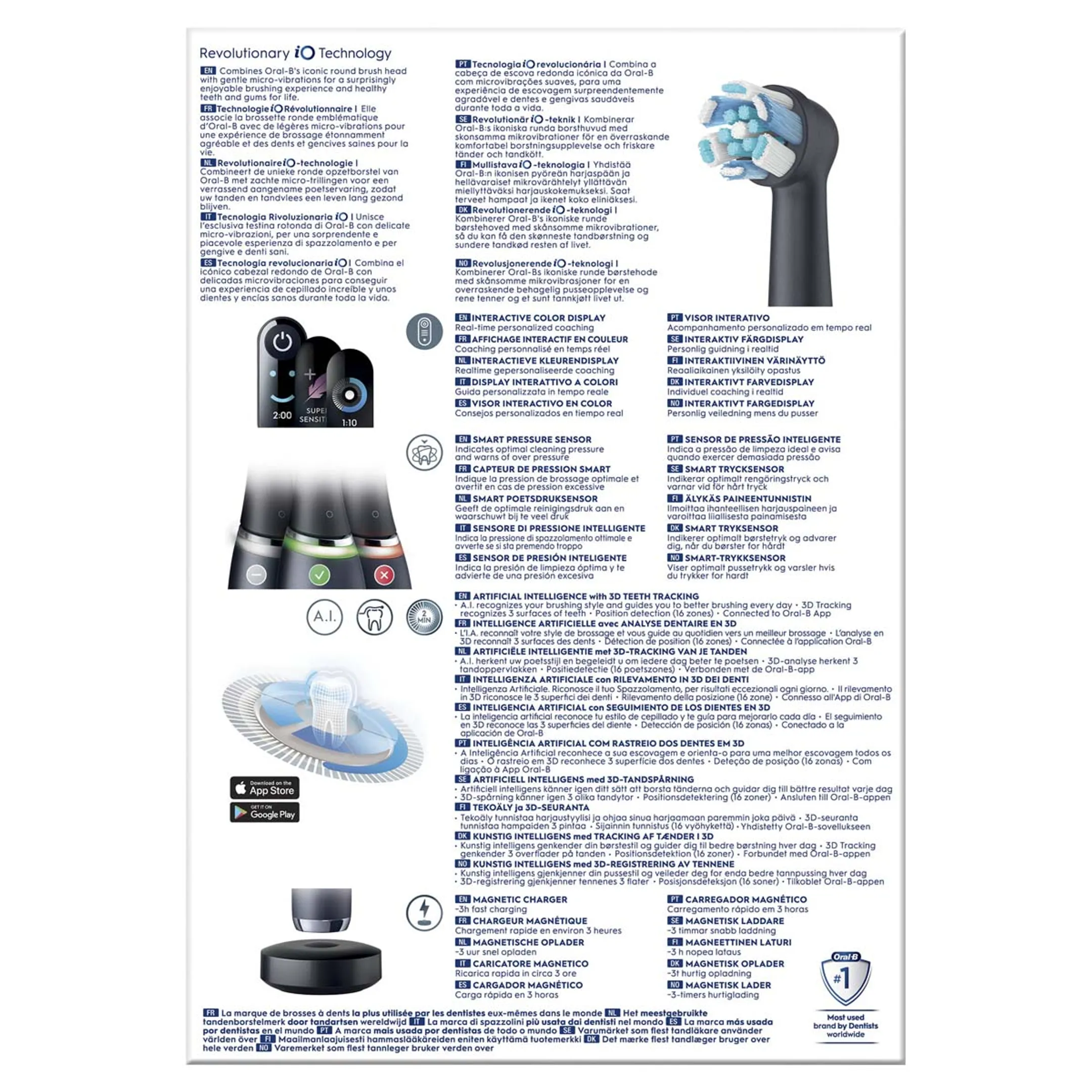 Oral-B Elektrische tandenborstel IO9S Black Onyx (+1 Refill) image