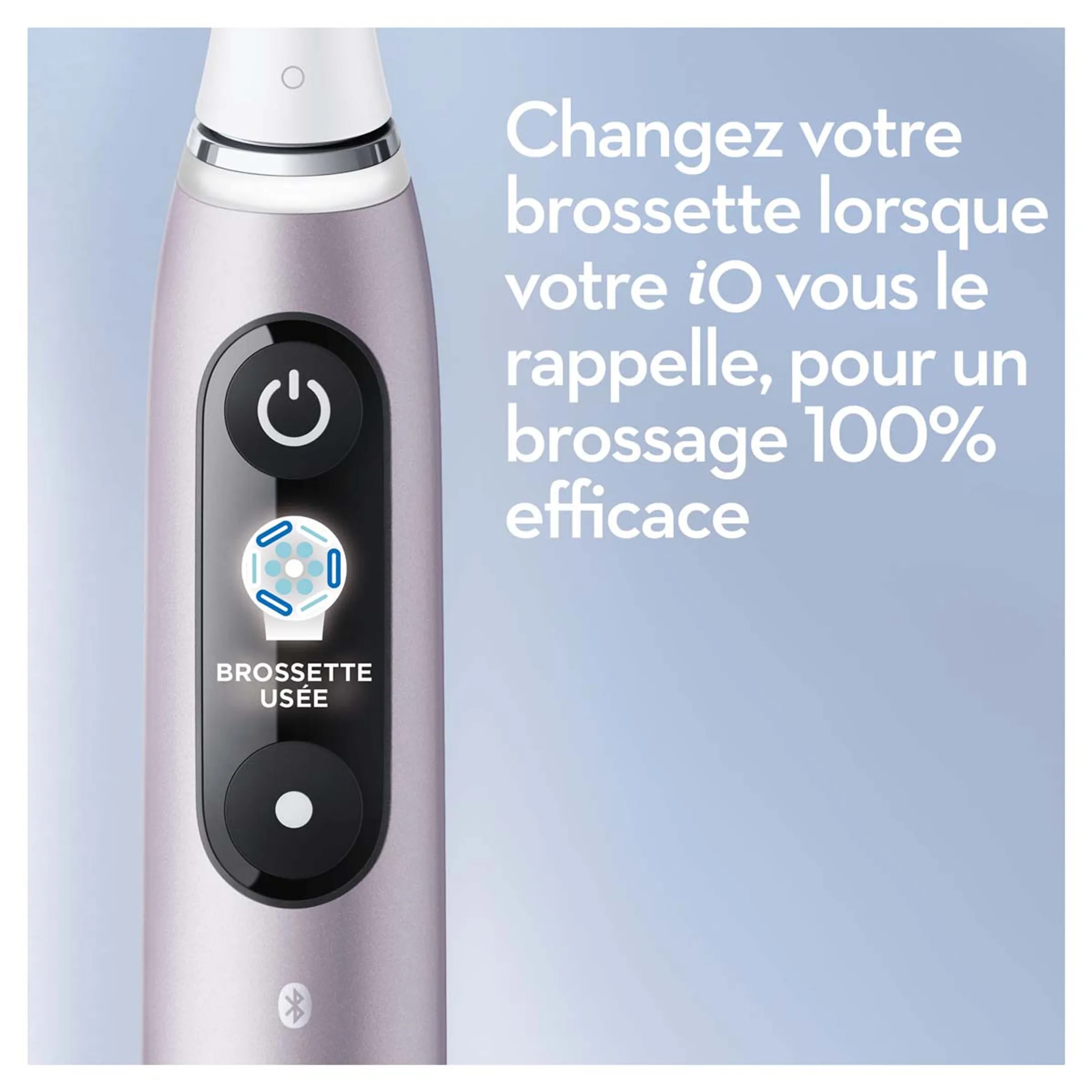 Oral-B Brosse à dents électrique IO9S Rose Quartz (+1 Refill) image