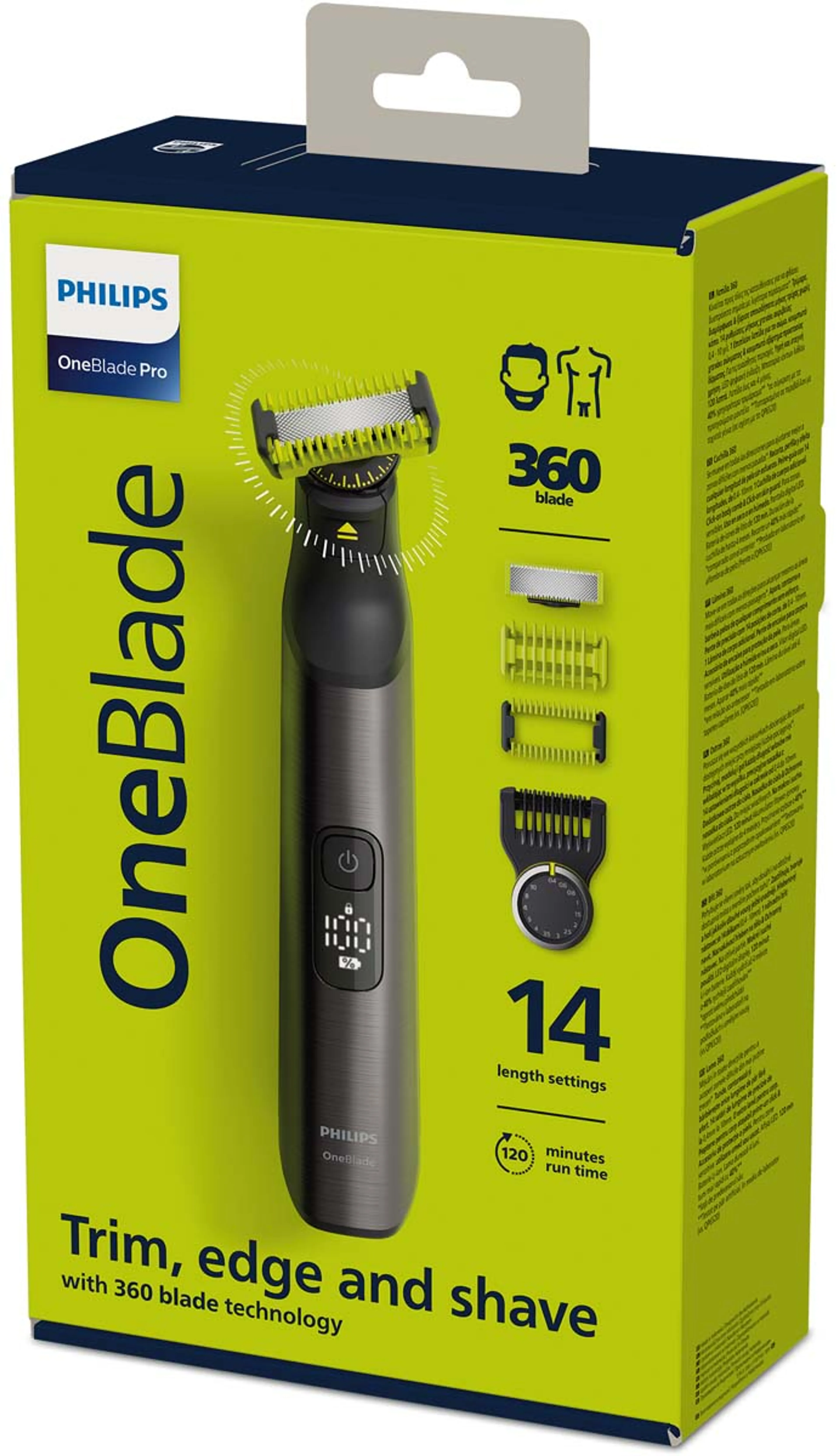 Philips Tondeuse à barbe OneBlade Pro 360 Face + Body QP6551/15 image